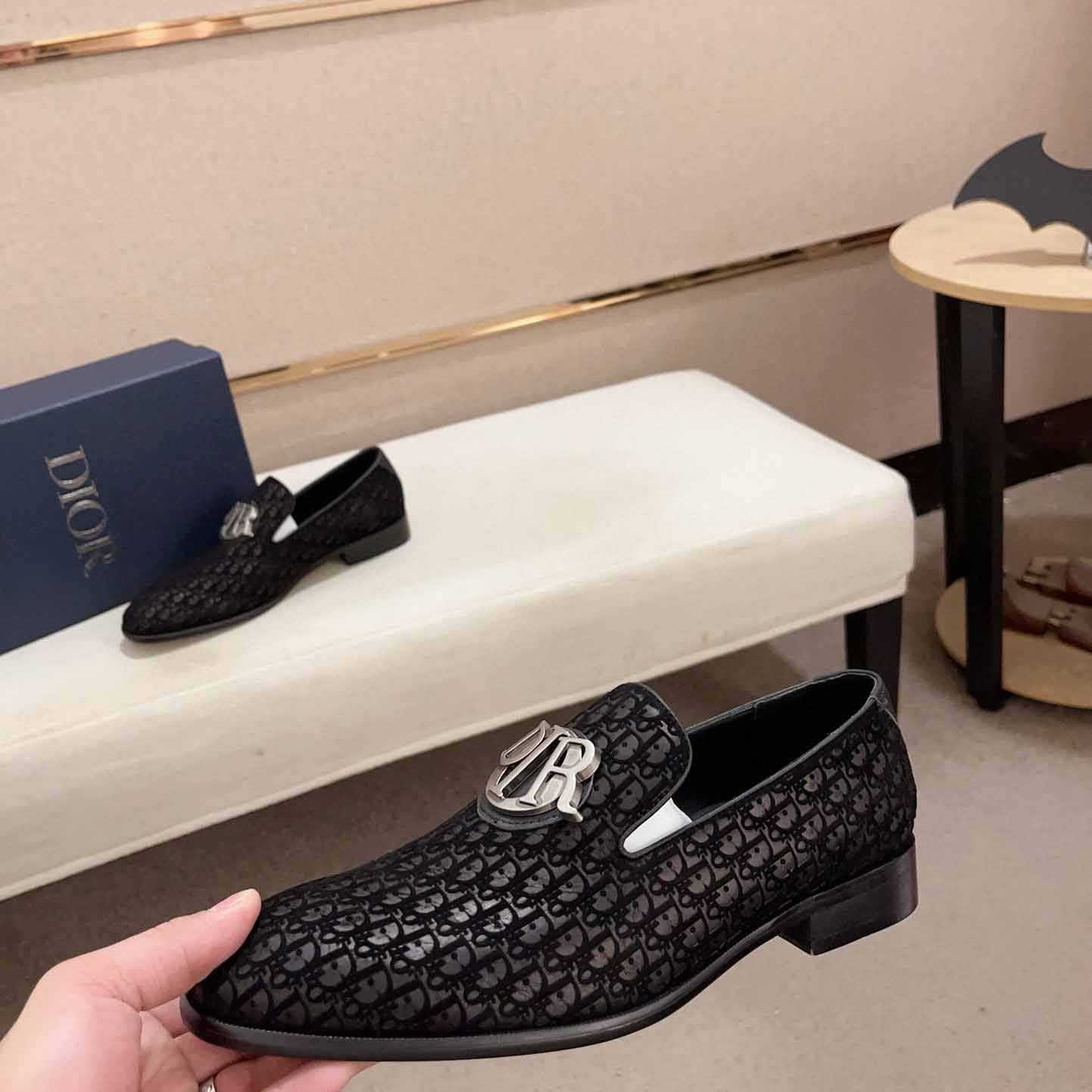 Dior Oblique Loafers  - DopestKickz