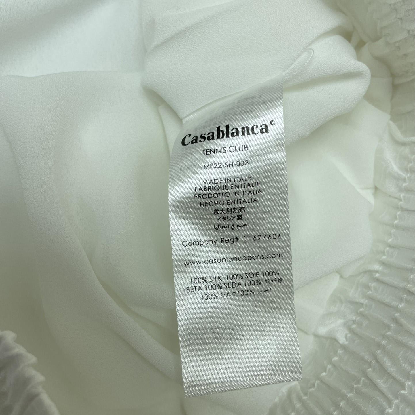 Casablanca Casa Way Printed Silk Shorts   CA3449 - DopestKickz