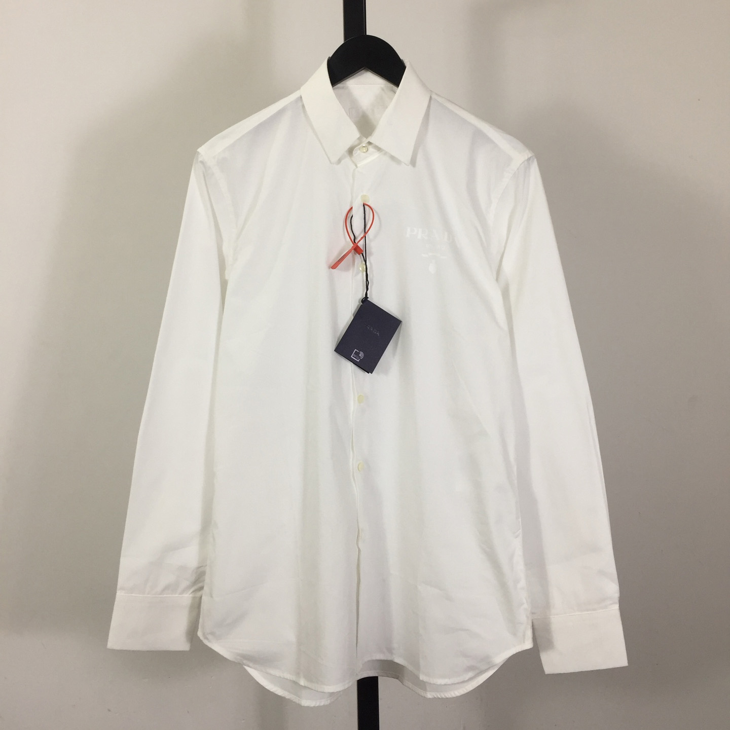 Prada White Long-sleeve Shirt - DopestKickz