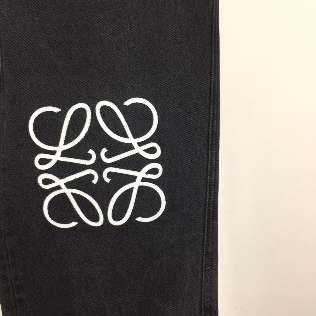 Loewe Anagram Baggy Jeans In Denim - DopestKickz