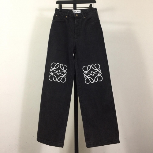 Loewe Anagram Baggy Jeans In Denim - DopestKickz