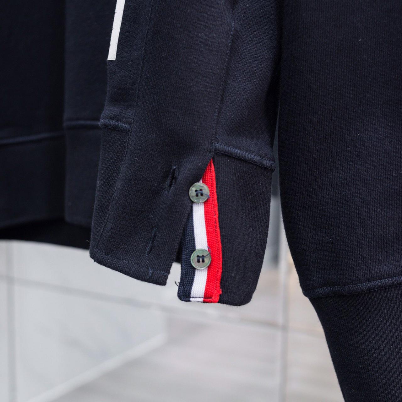 Thom Browne Stripe Sleeve Sweatshirt   TB22 - DopestKickz