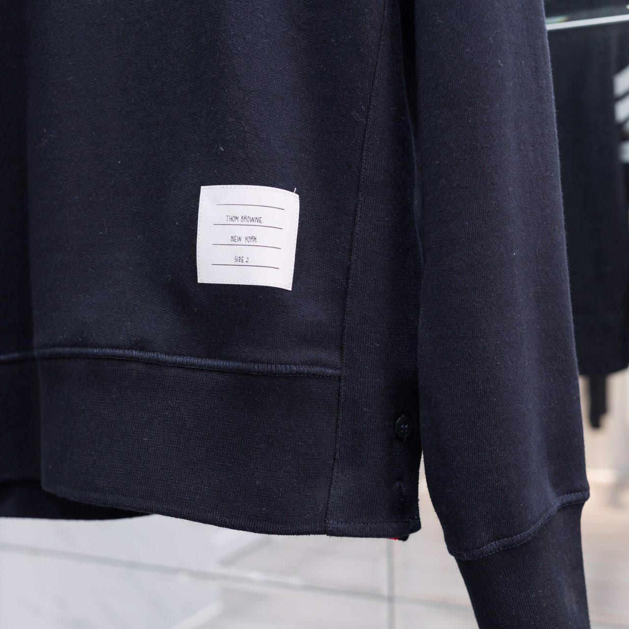 Thom Browne Stripe Sleeve Sweatshirt   TB22 - DopestKickz