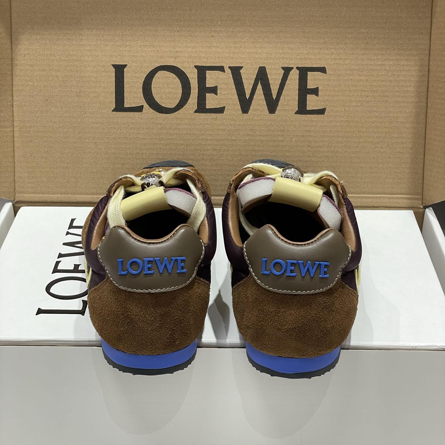 Loewe Ballet Runner 2.0 In Nylon And Calfskin - DopestKickz