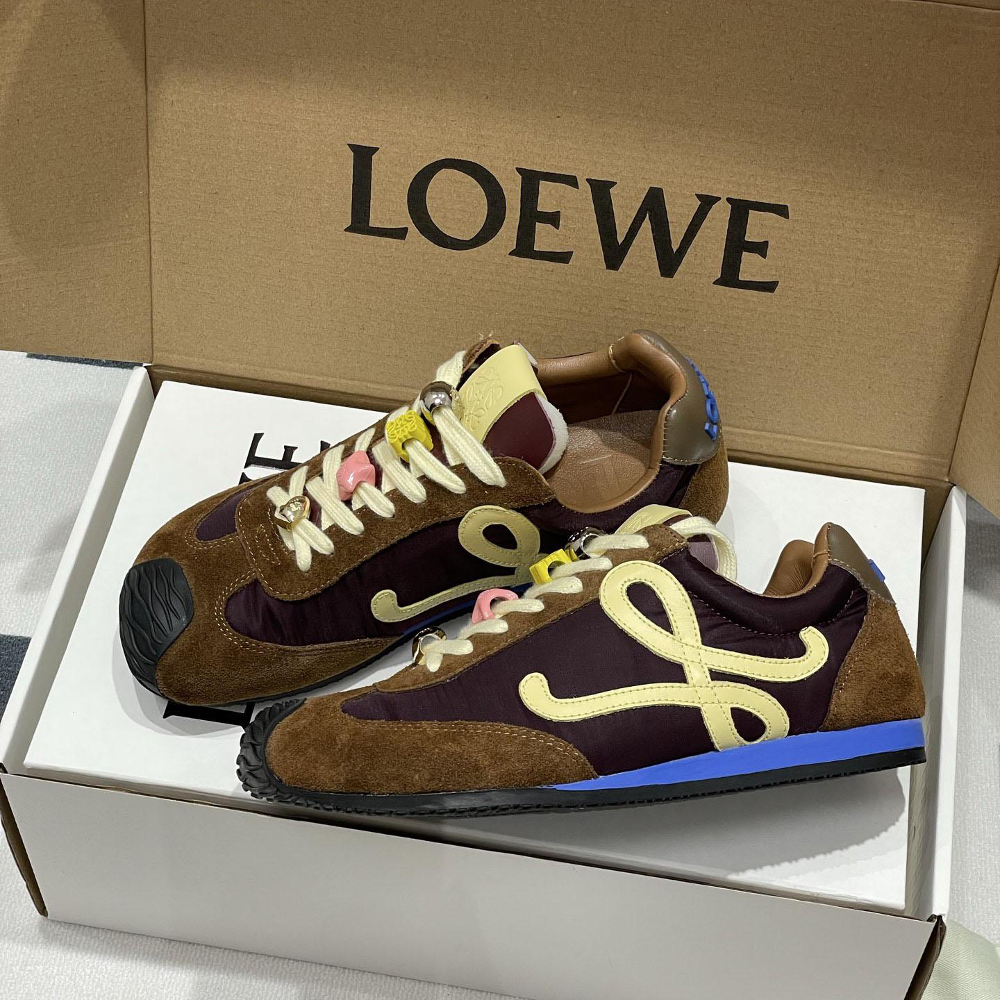 Loewe Ballet Runner 2.0 In Nylon And Calfskin - DopestKickz
