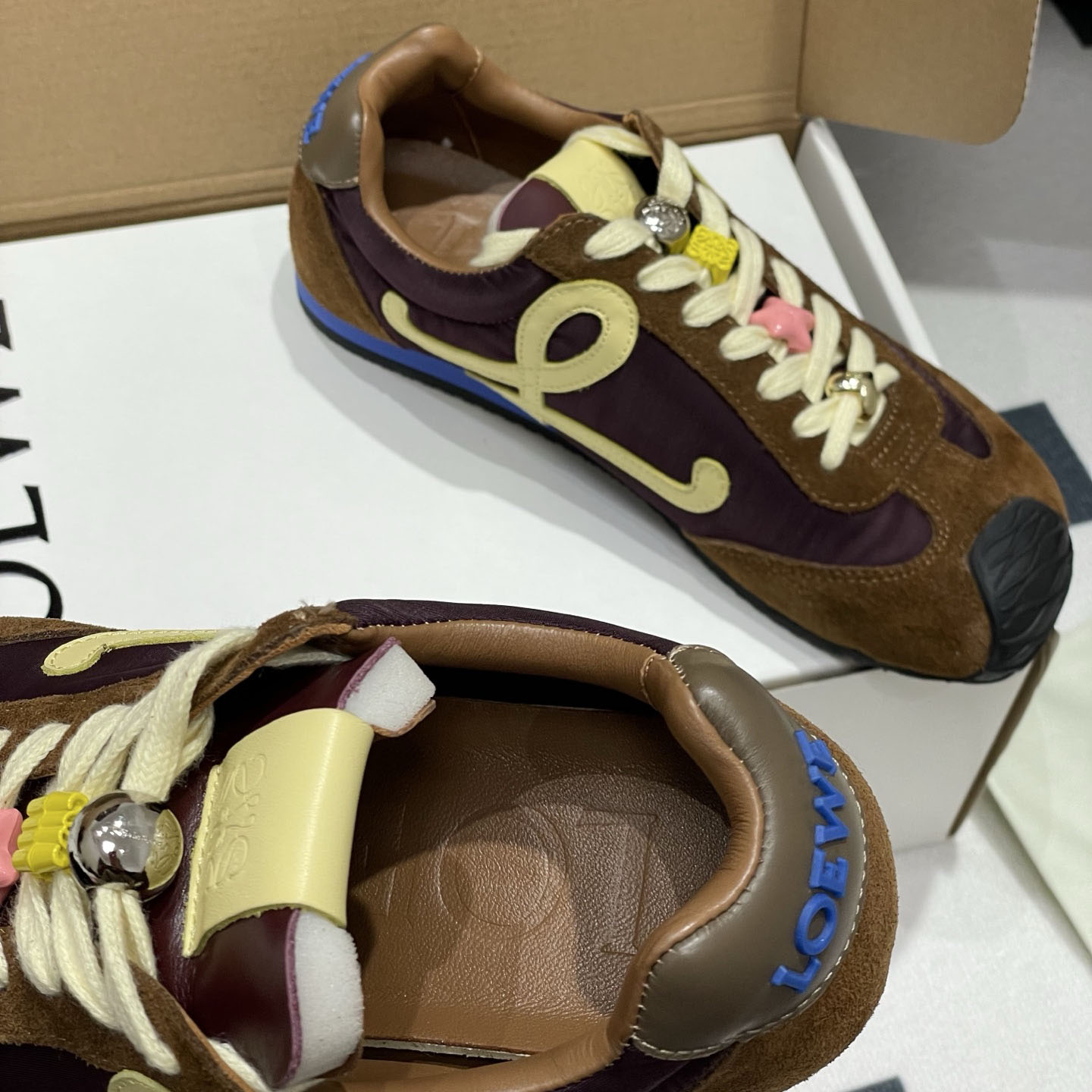 Loewe Ballet Runner 2.0 In Nylon And Calfskin - DopestKickz
