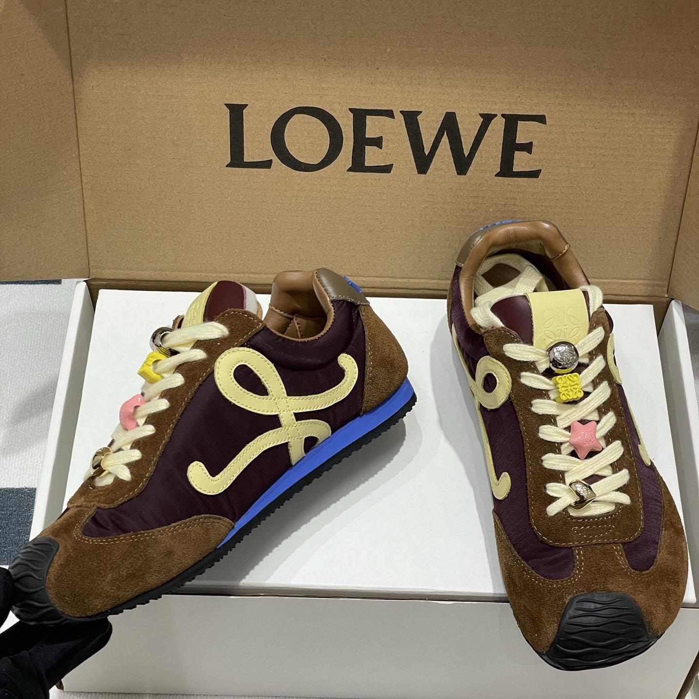 Loewe Ballet Runner 2.0 In Nylon And Calfskin - DopestKickz