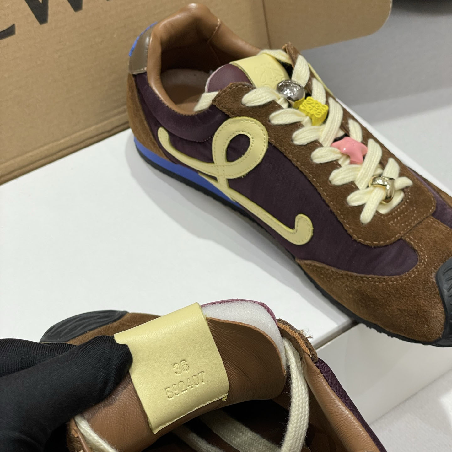 Loewe Ballet Runner 2.0 In Nylon And Calfskin - DopestKickz