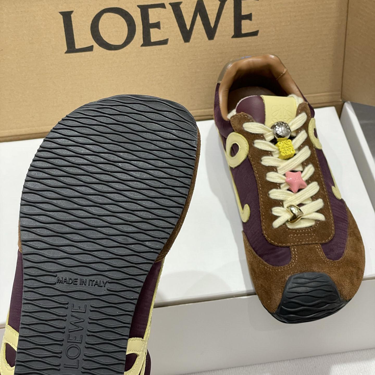 Loewe Ballet Runner 2.0 In Nylon And Calfskin - DopestKickz