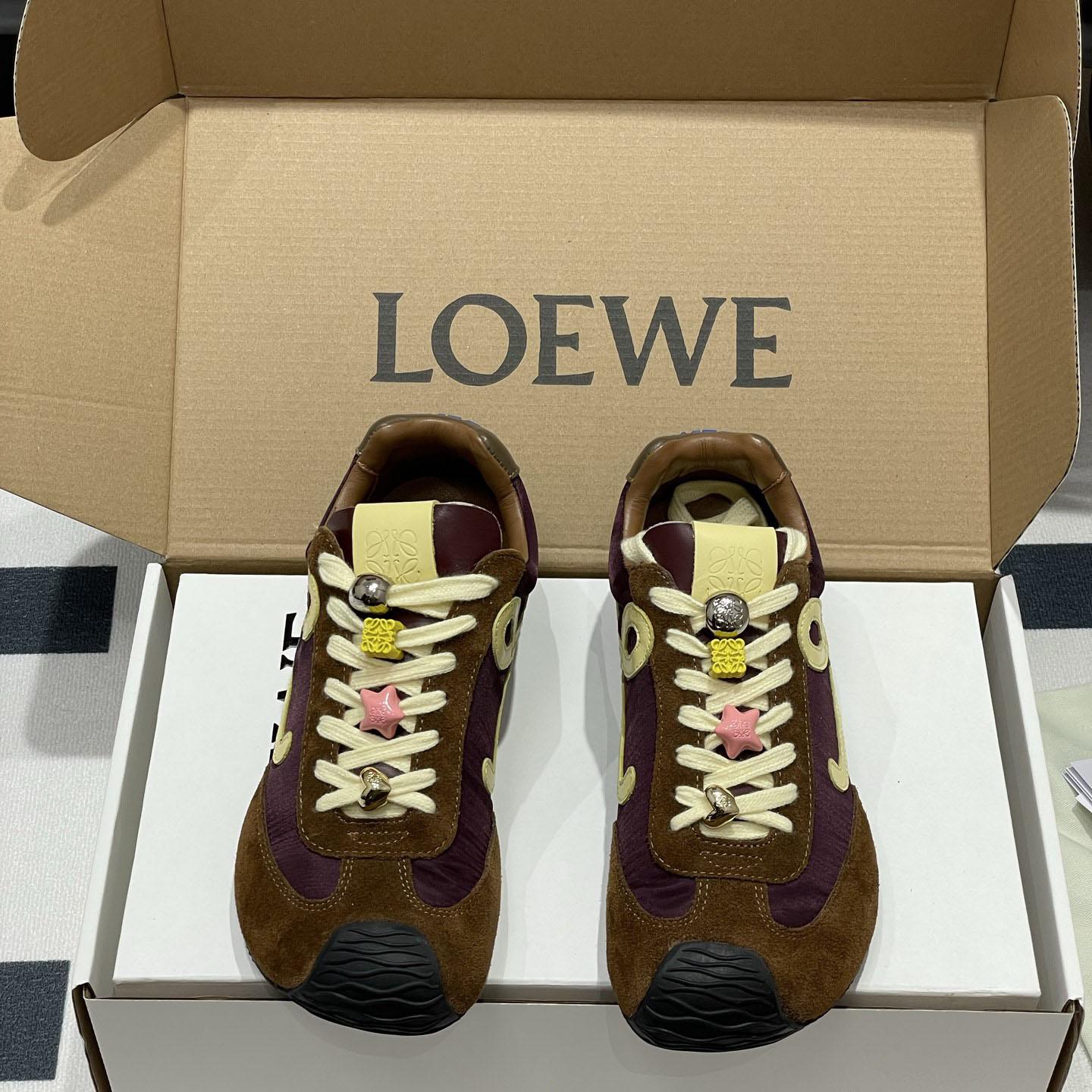 Loewe Ballet Runner 2.0 In Nylon And Calfskin - DopestKickz