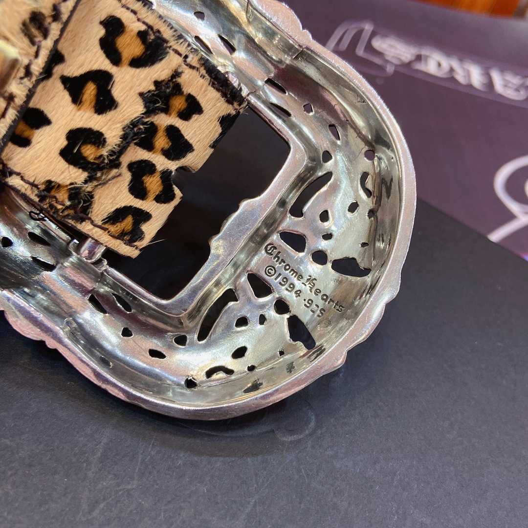 Chrome Hearts Leather Belt   - DopestKickz