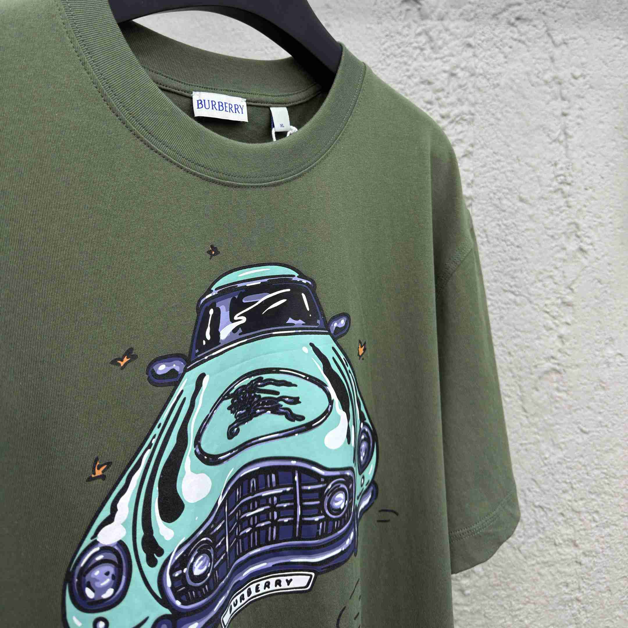 Burberry Car Cotton T-shirt - DopestKickz