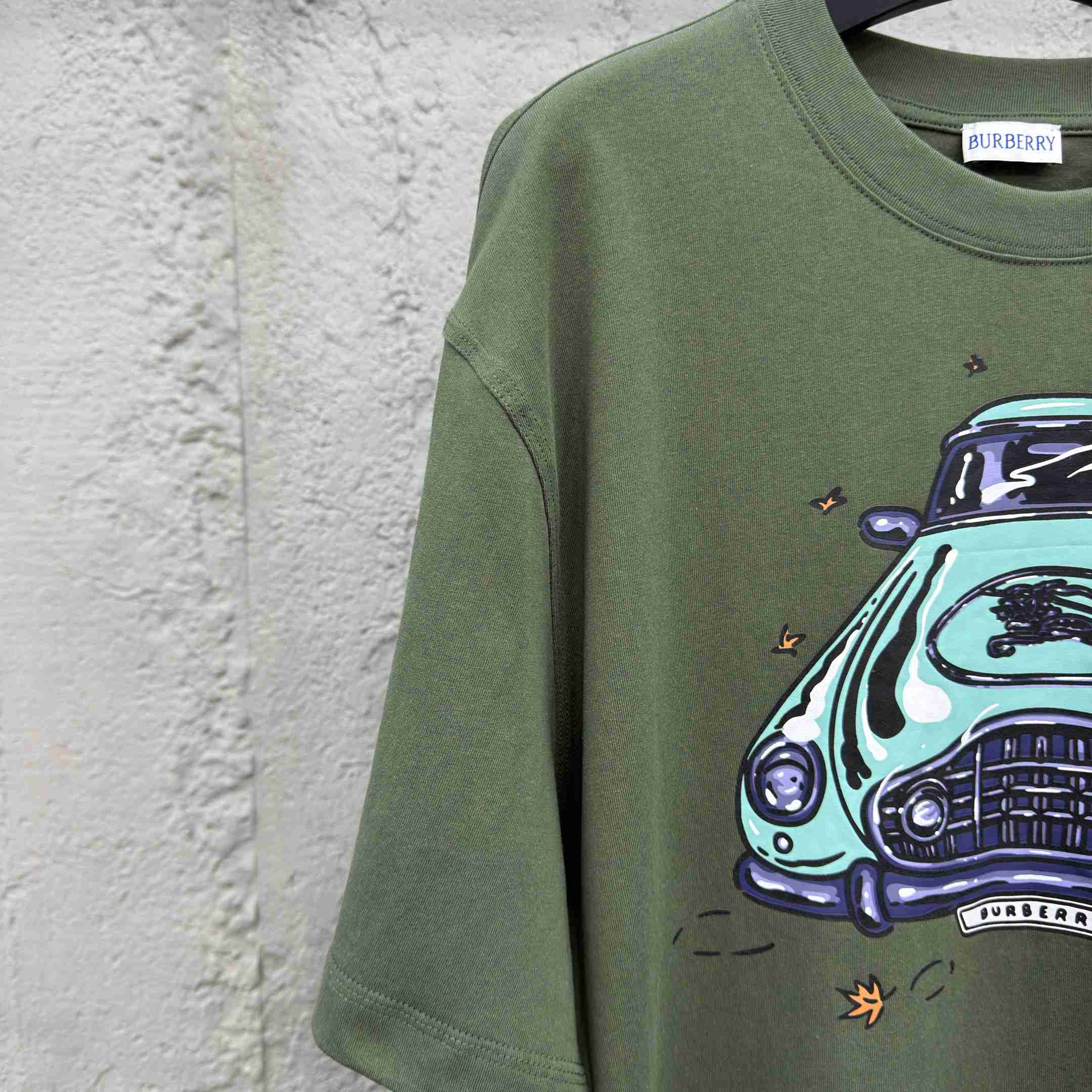 Burberry Car Cotton T-shirt - DopestKickz