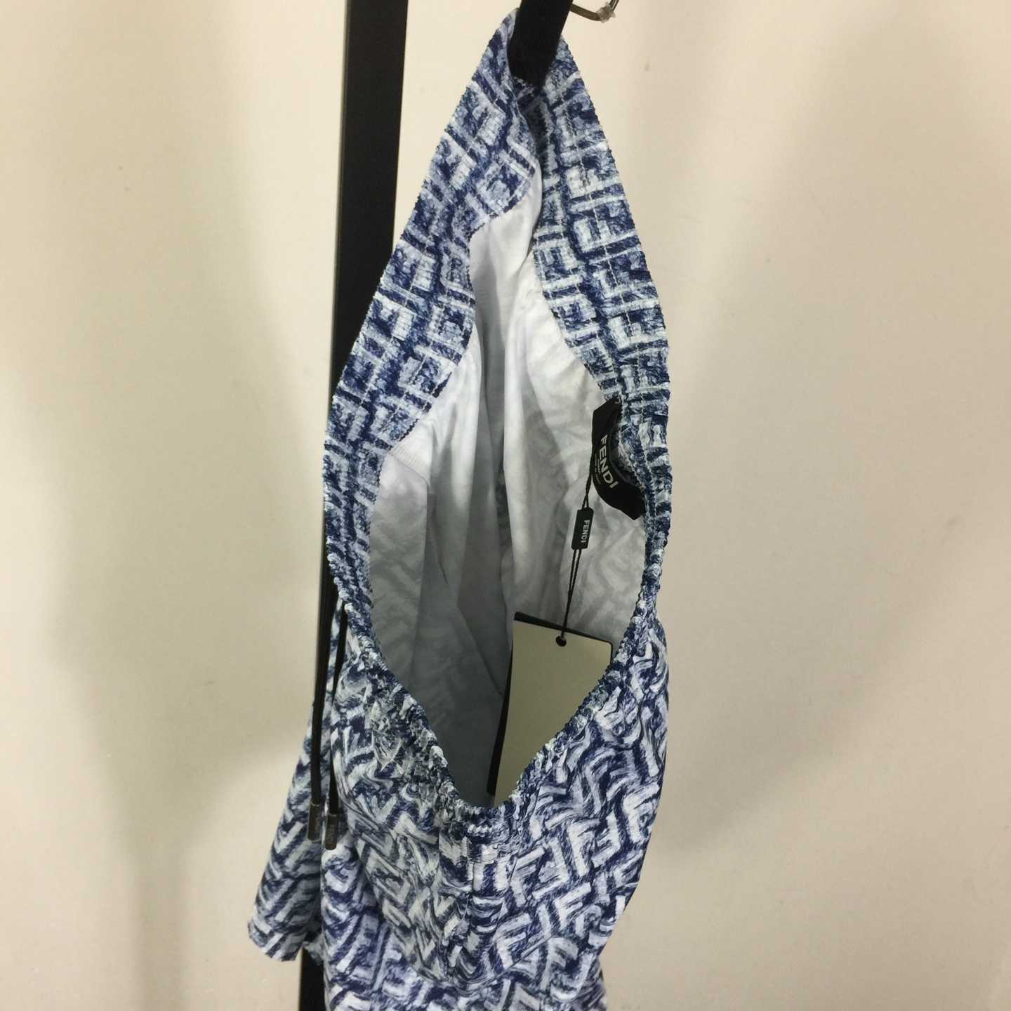 Fendi FF-motif Linen Shorts - DopestKickz