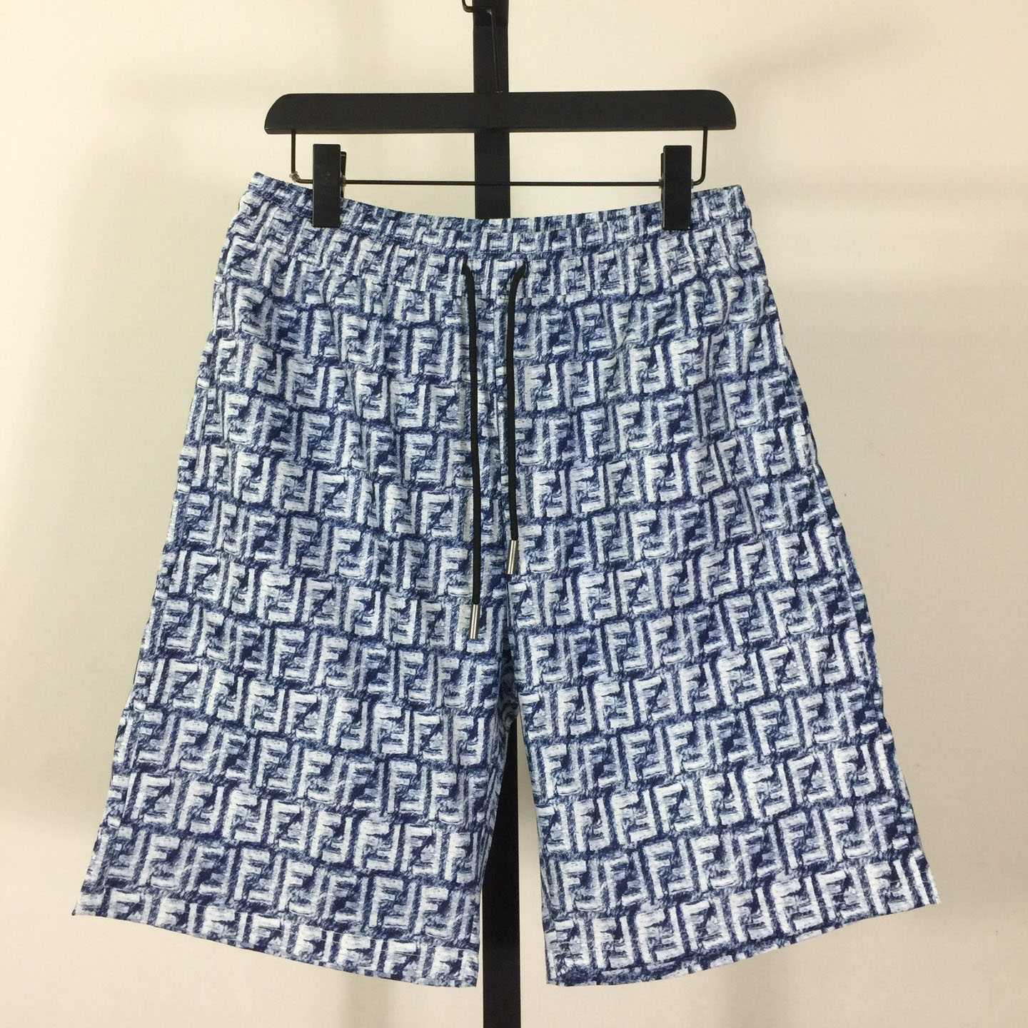 Fendi FF-motif Linen Shorts - DopestKickz