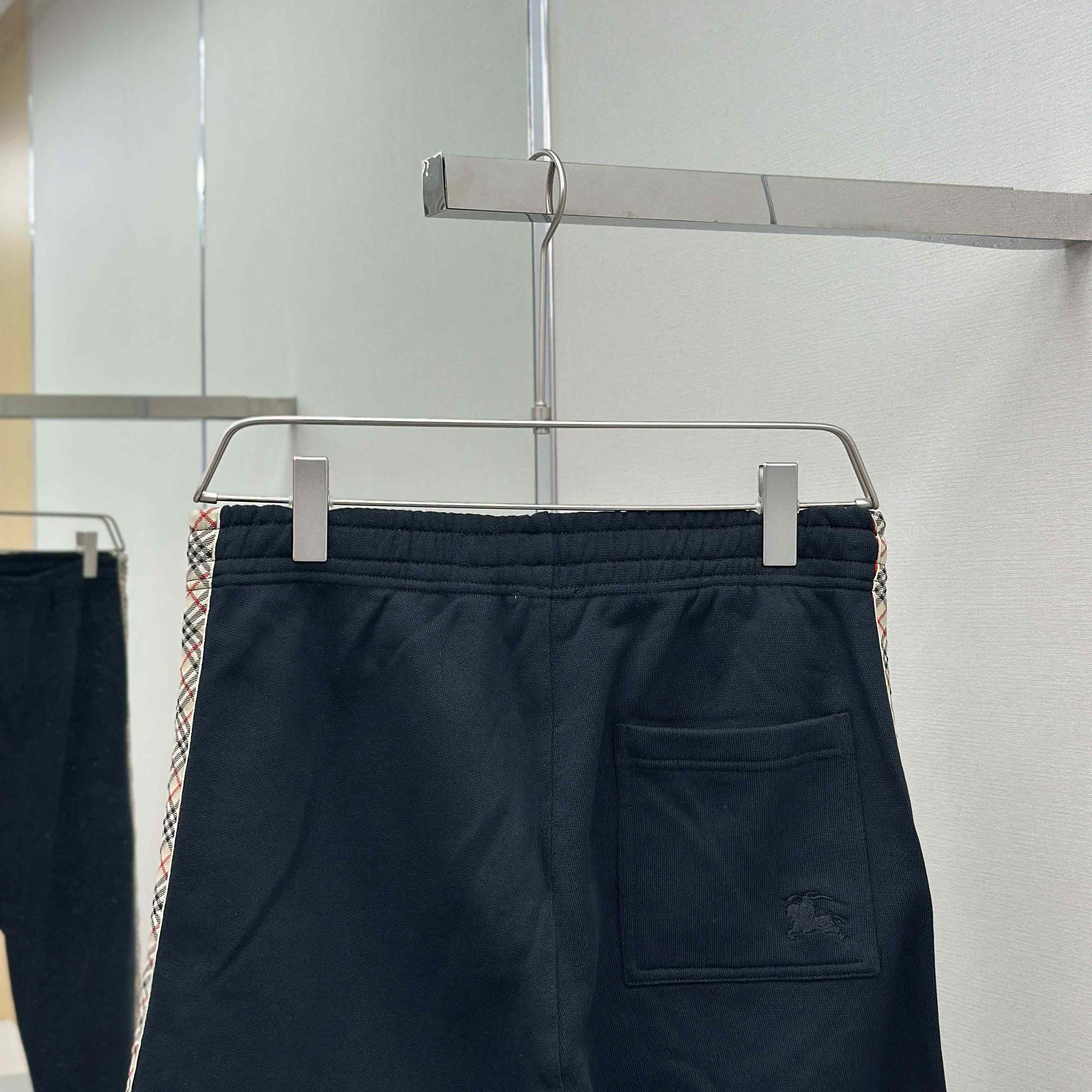 Burberry Check Trim Cotton Jogging Pants - DopestKickz