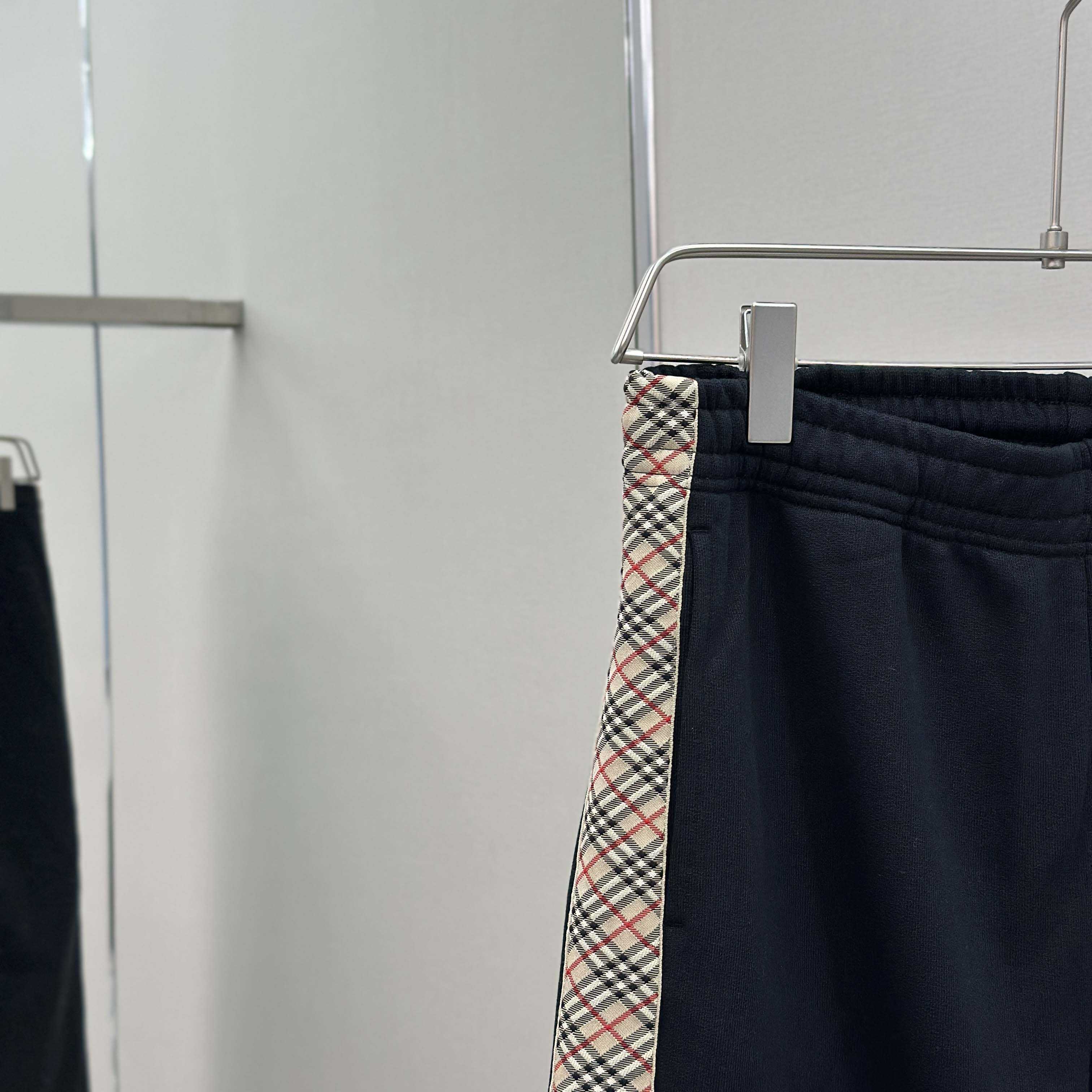 Burberry Check Trim Cotton Jogging Pants - DopestKickz