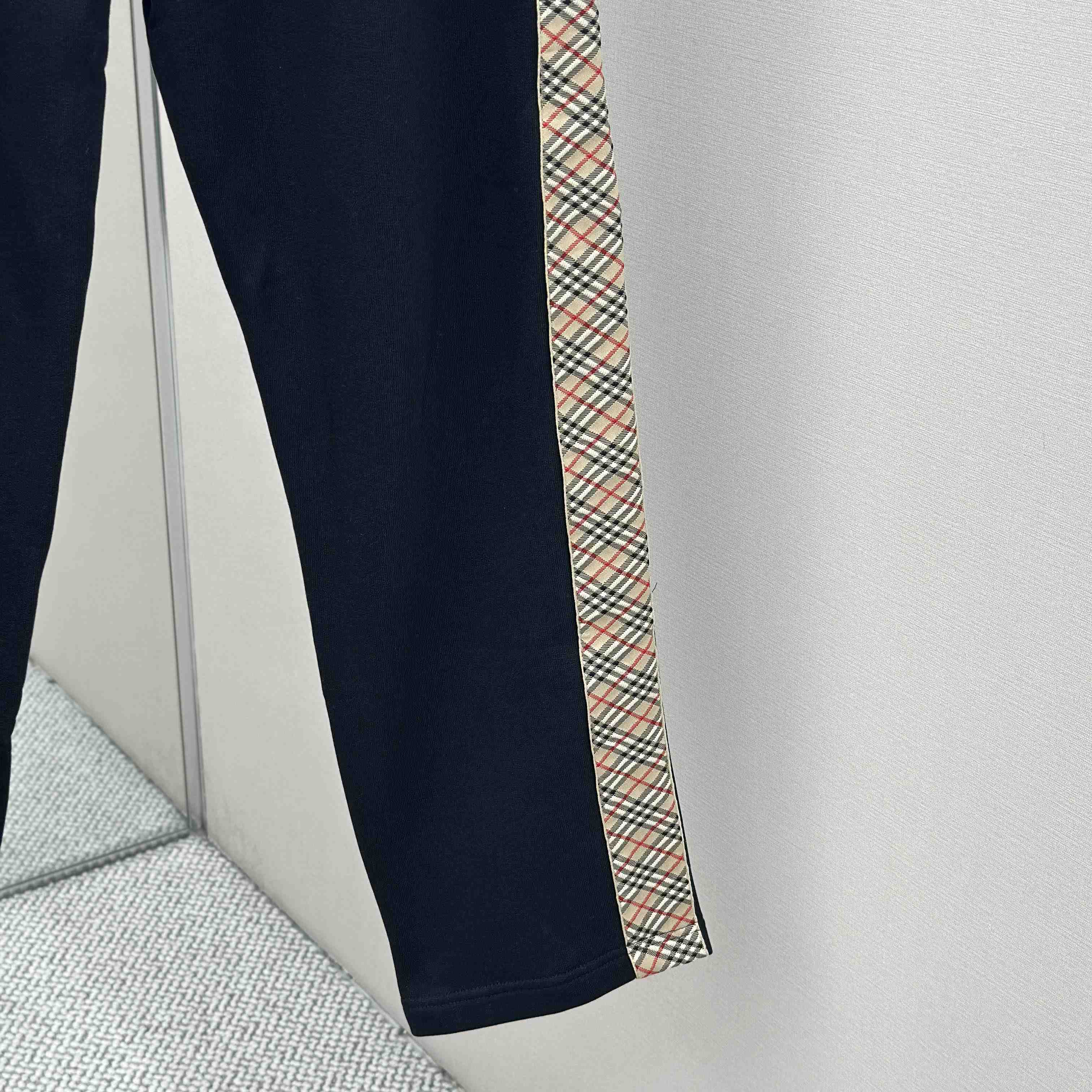 Burberry Check Trim Cotton Jogging Pants - DopestKickz