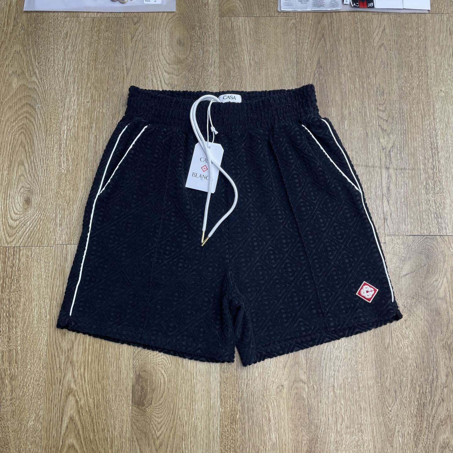 Casablanca Monogram Jacquard Towelling Shorts    c1029 - DopestKickz