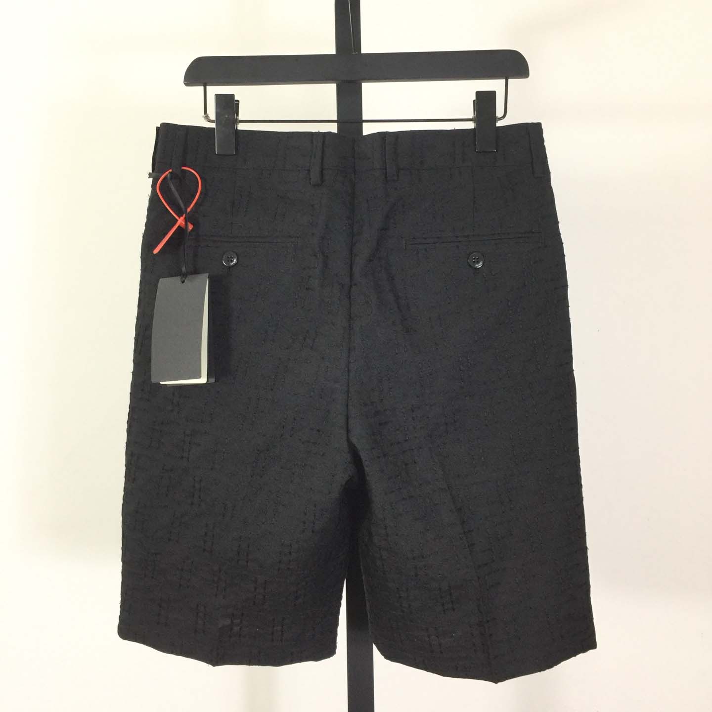 Fendi Black Cotton Shorts - DopestKickz