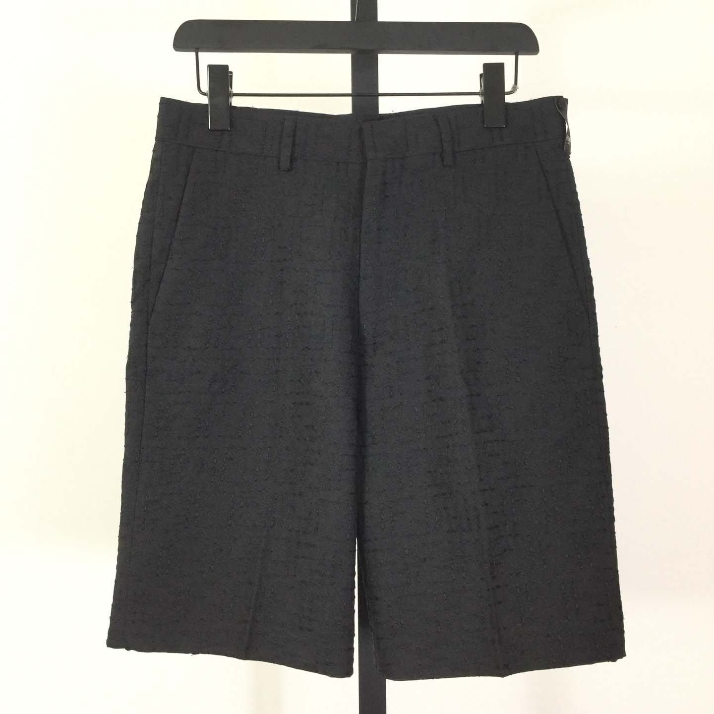 Fendi Black Cotton Shorts - DopestKickz