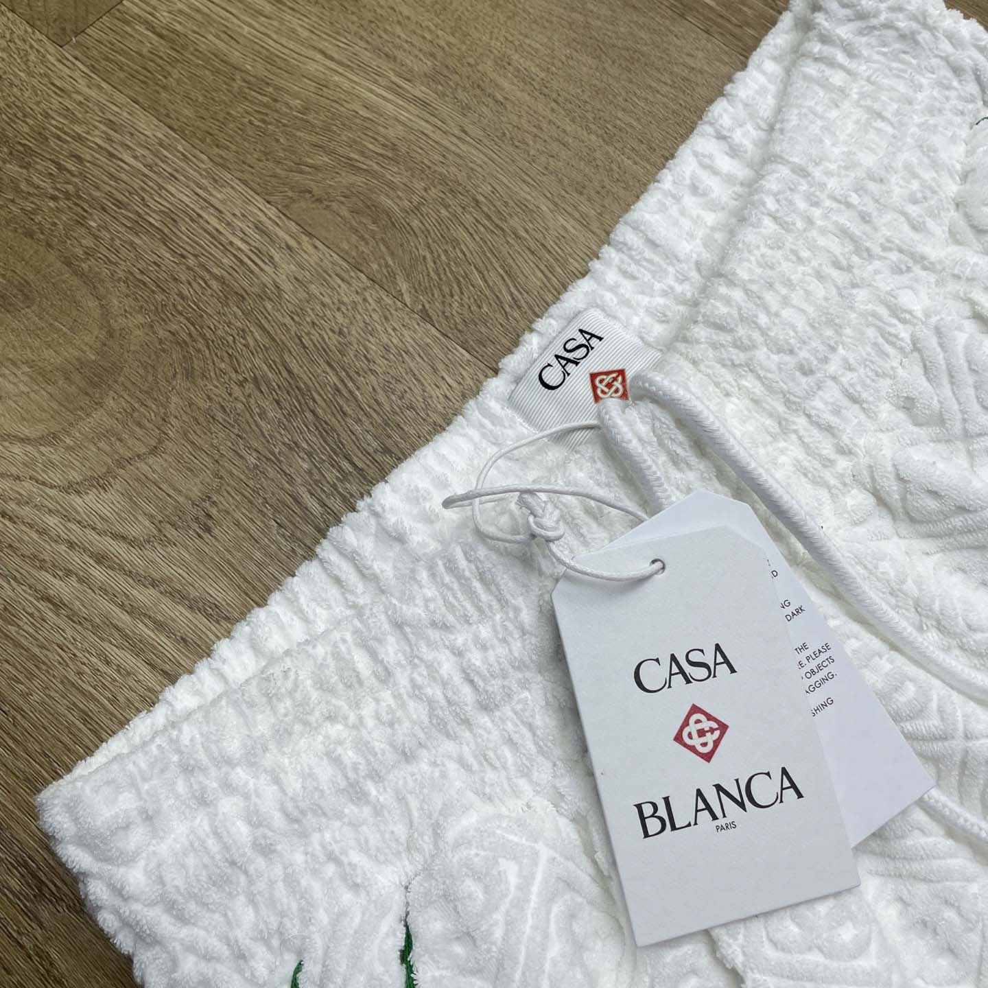 Casablanca Monogram Jacquard Towelling Shorts    c1031 - DopestKickz