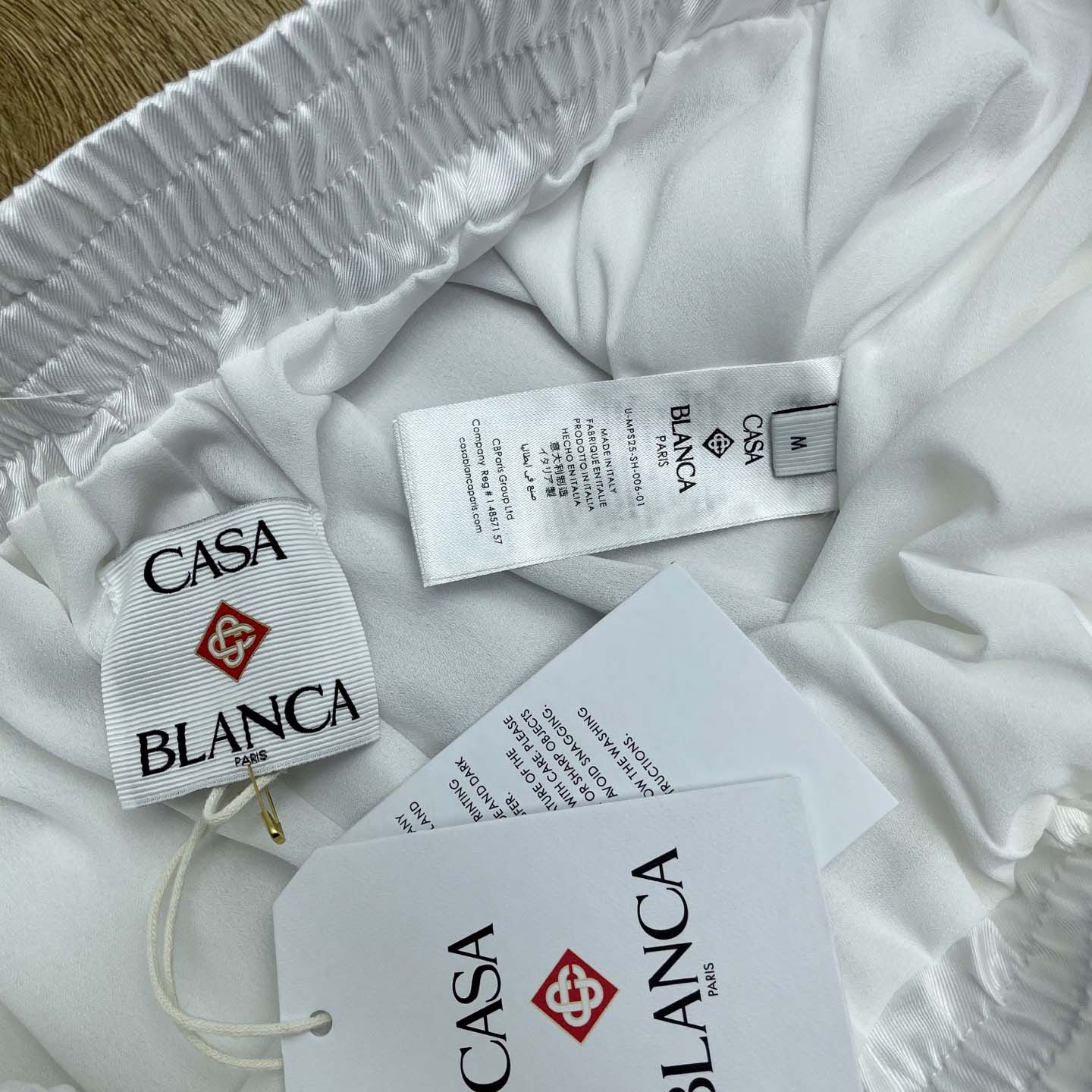 Casablanca Tennis Club Icon Shorts   CA3535 - DopestKickz