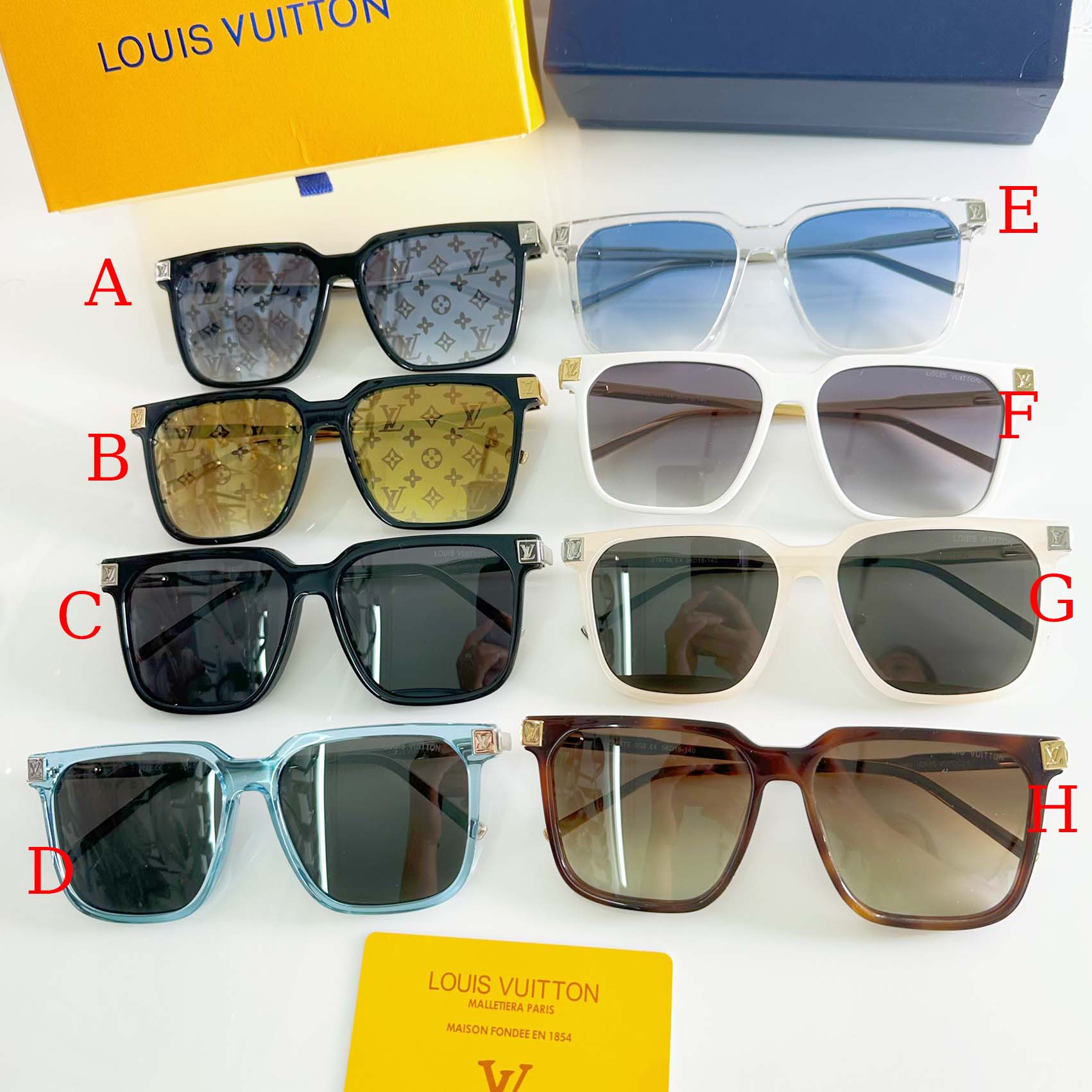 Louis Vuitton LV Rise Square Sunglasses   Z1667E - DopestKickz