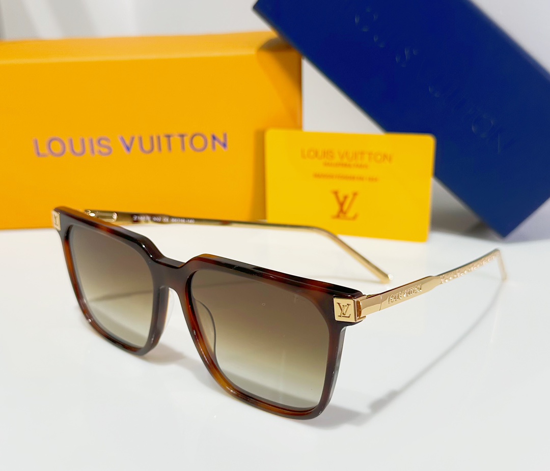 Louis Vuitton LV Rise Square Sunglasses   Z1667E - DopestKickz
