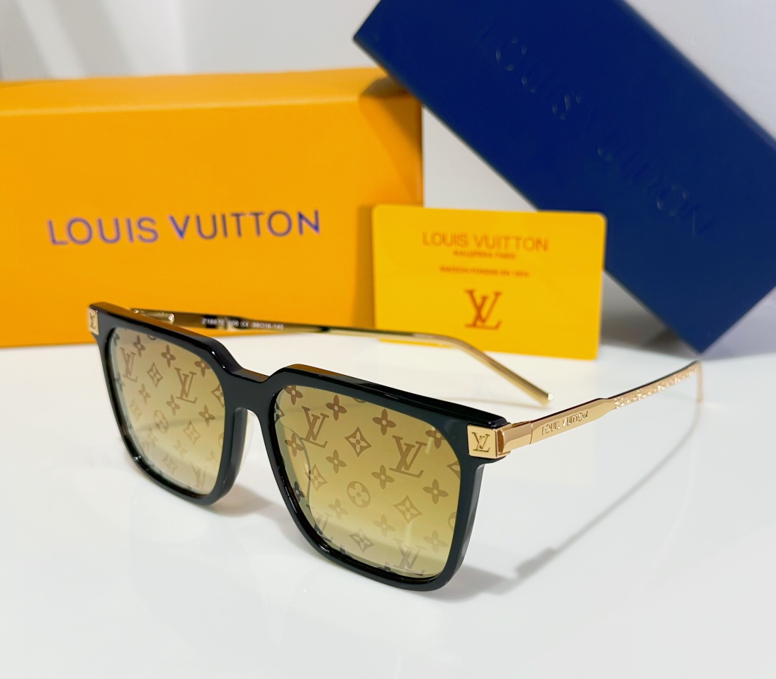 Louis Vuitton LV Rise Square Sunglasses   Z1667E - DopestKickz