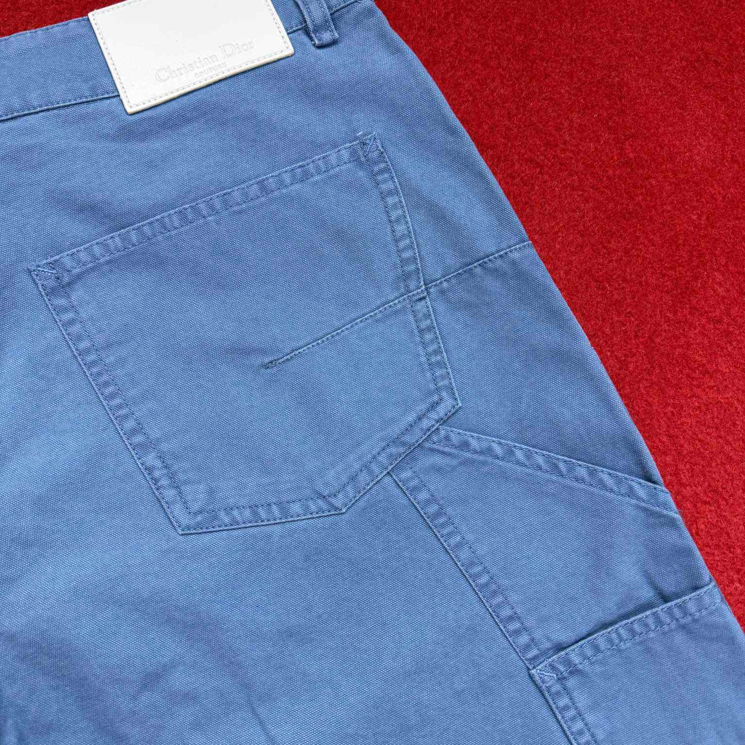 Dior Men Blue Bermuda Shorts - DopestKickz