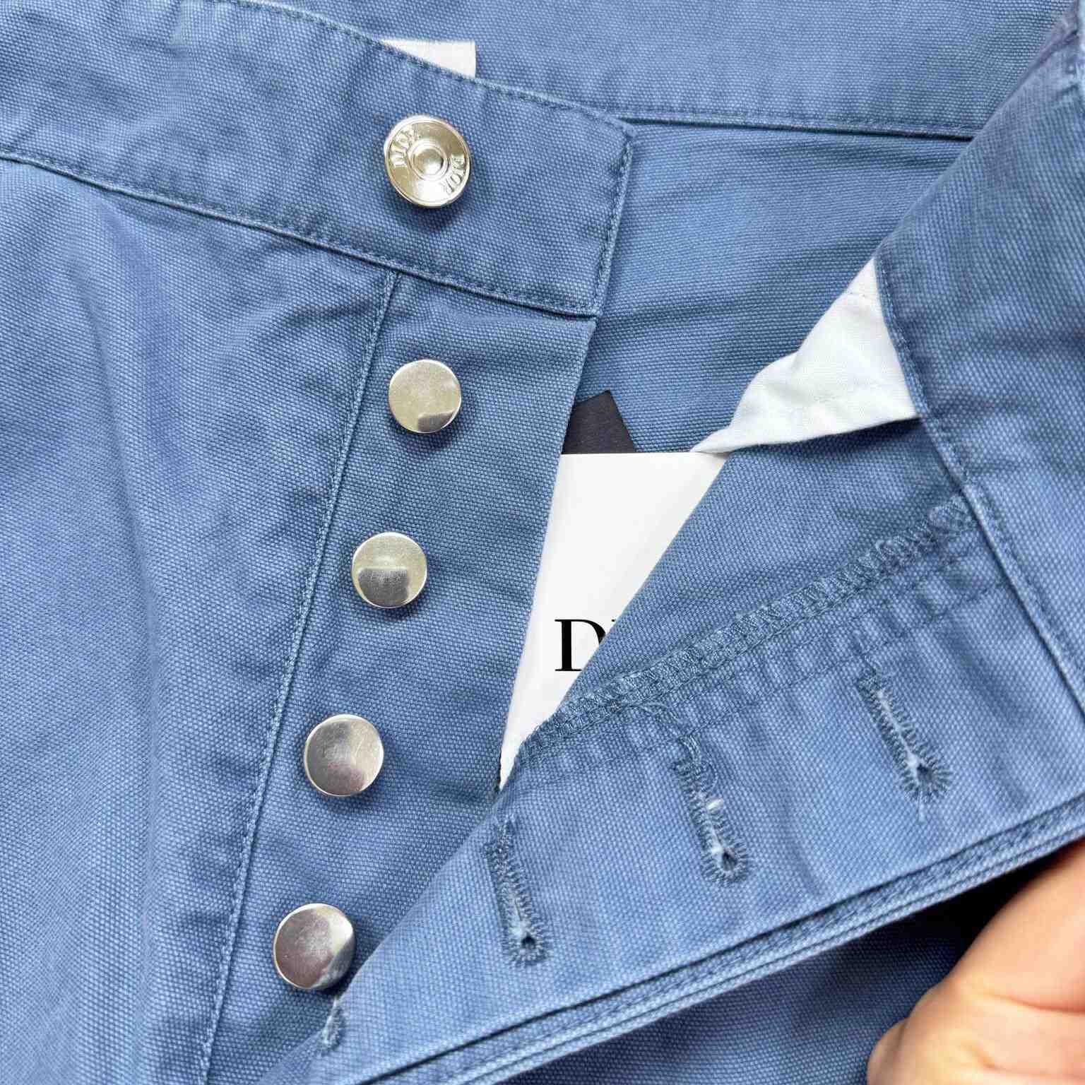 Dior Men Blue Bermuda Shorts - DopestKickz