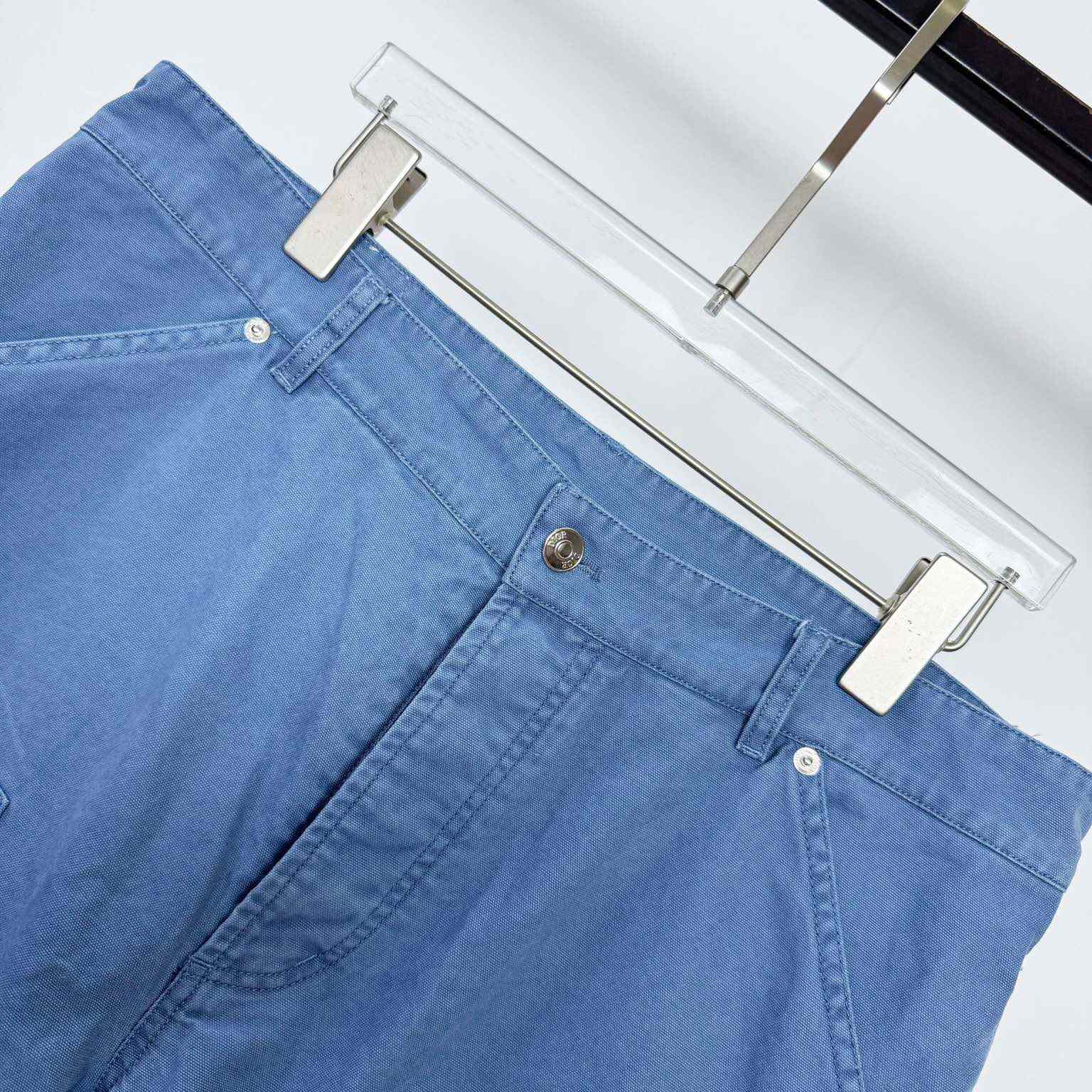 Dior Men Blue Bermuda Shorts - DopestKickz