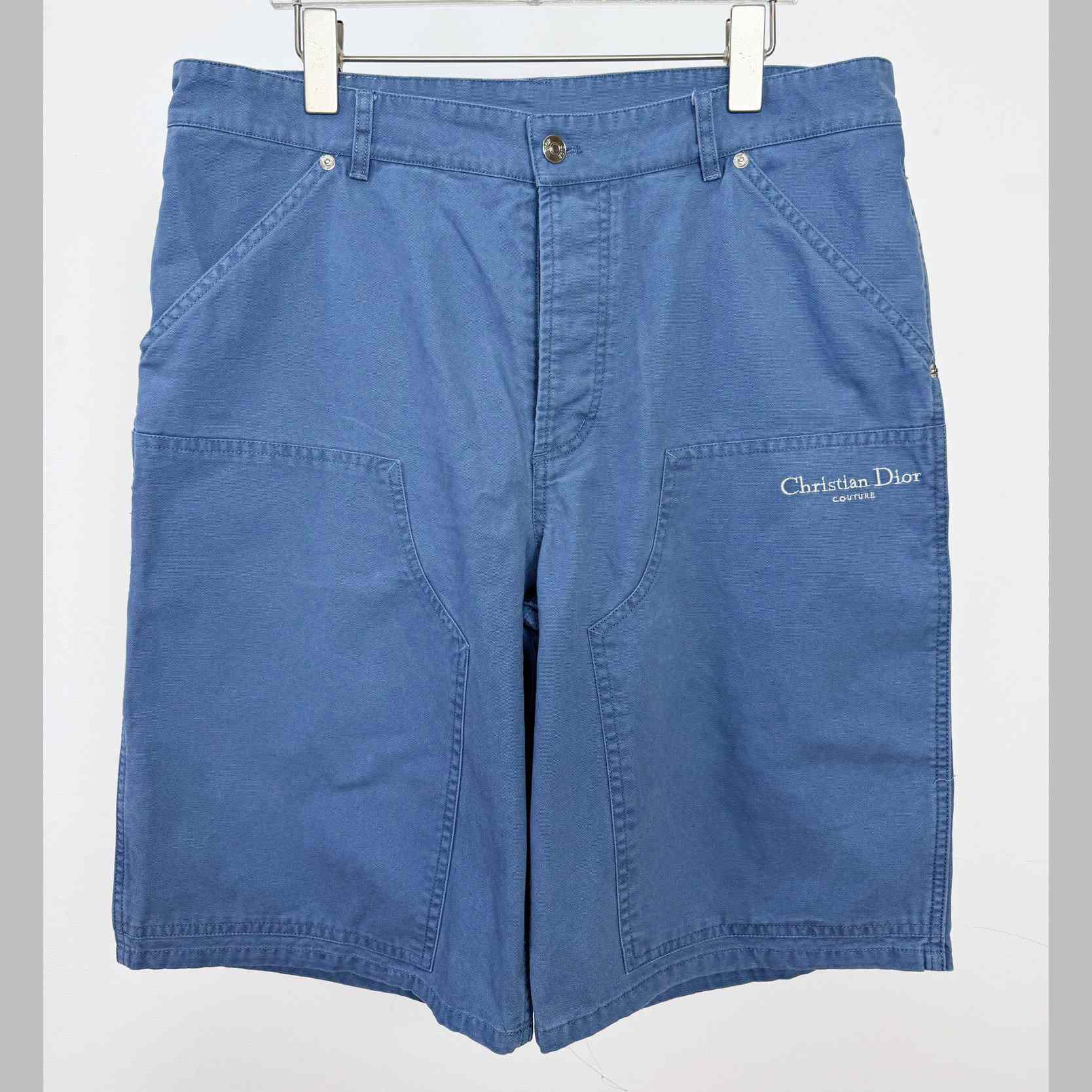 Dior Men Blue Bermuda Shorts - DopestKickz