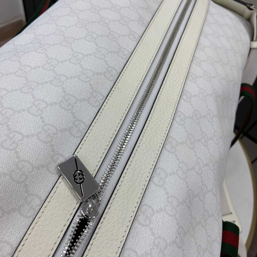 Gucci Medium Duffle Bag With Web - DopestKickz