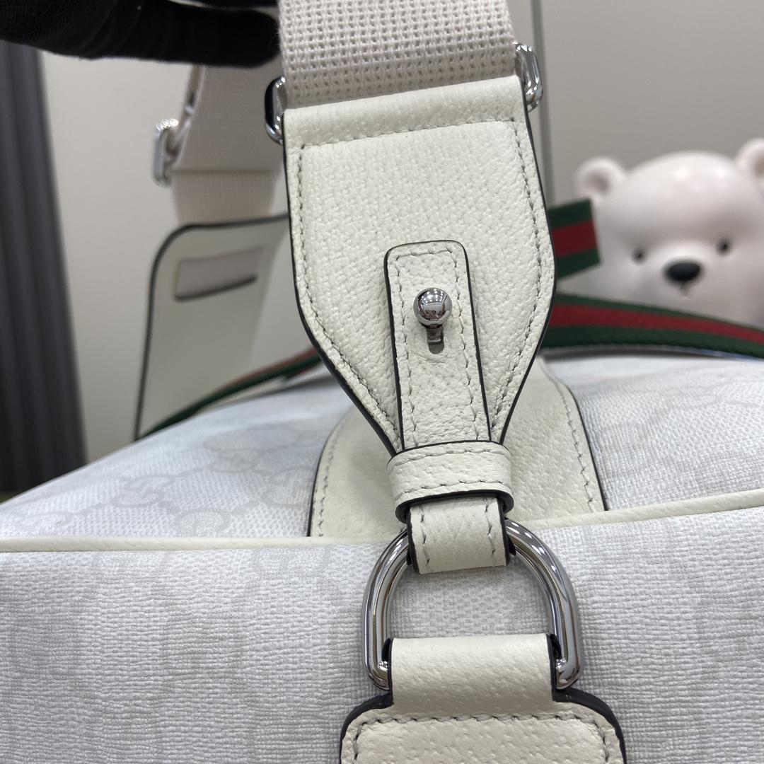 Gucci Medium Duffle Bag With Web - DopestKickz