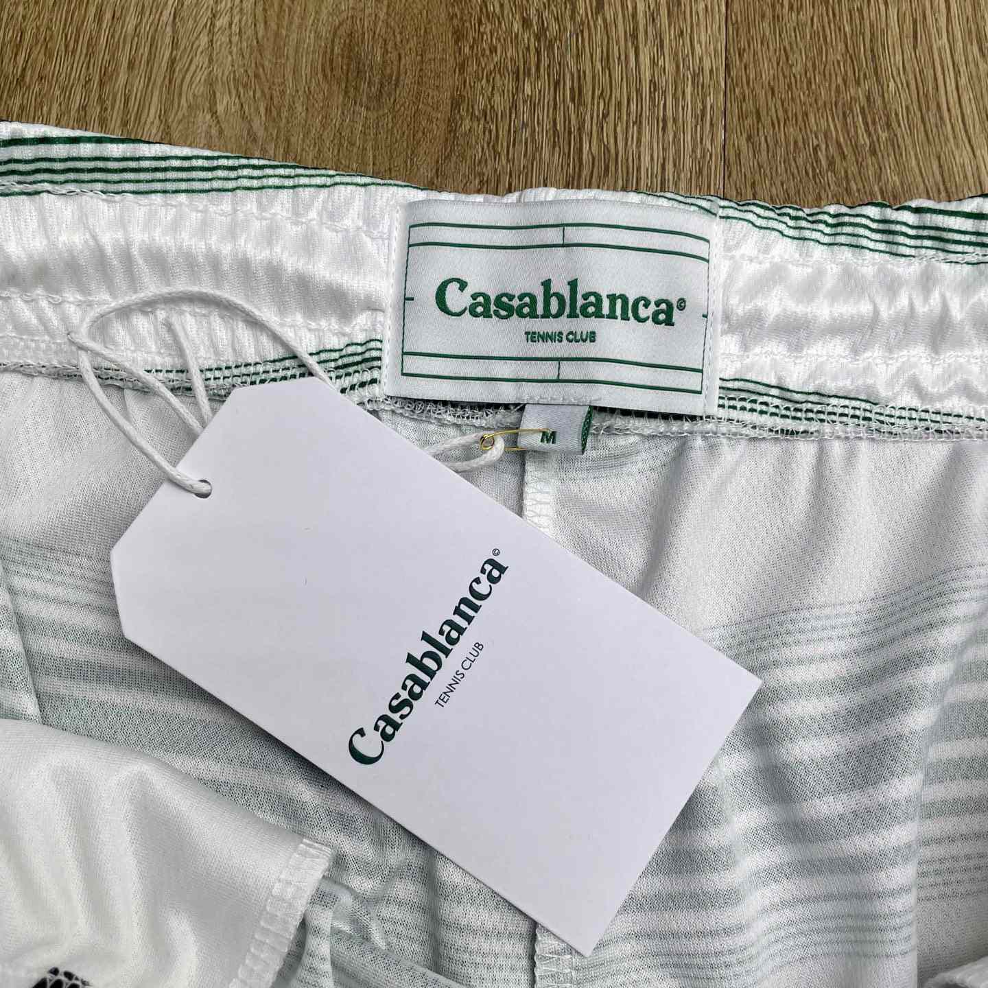 Casablanca Gradient Stripe Sweatshorts   C1011 - DopestKickz