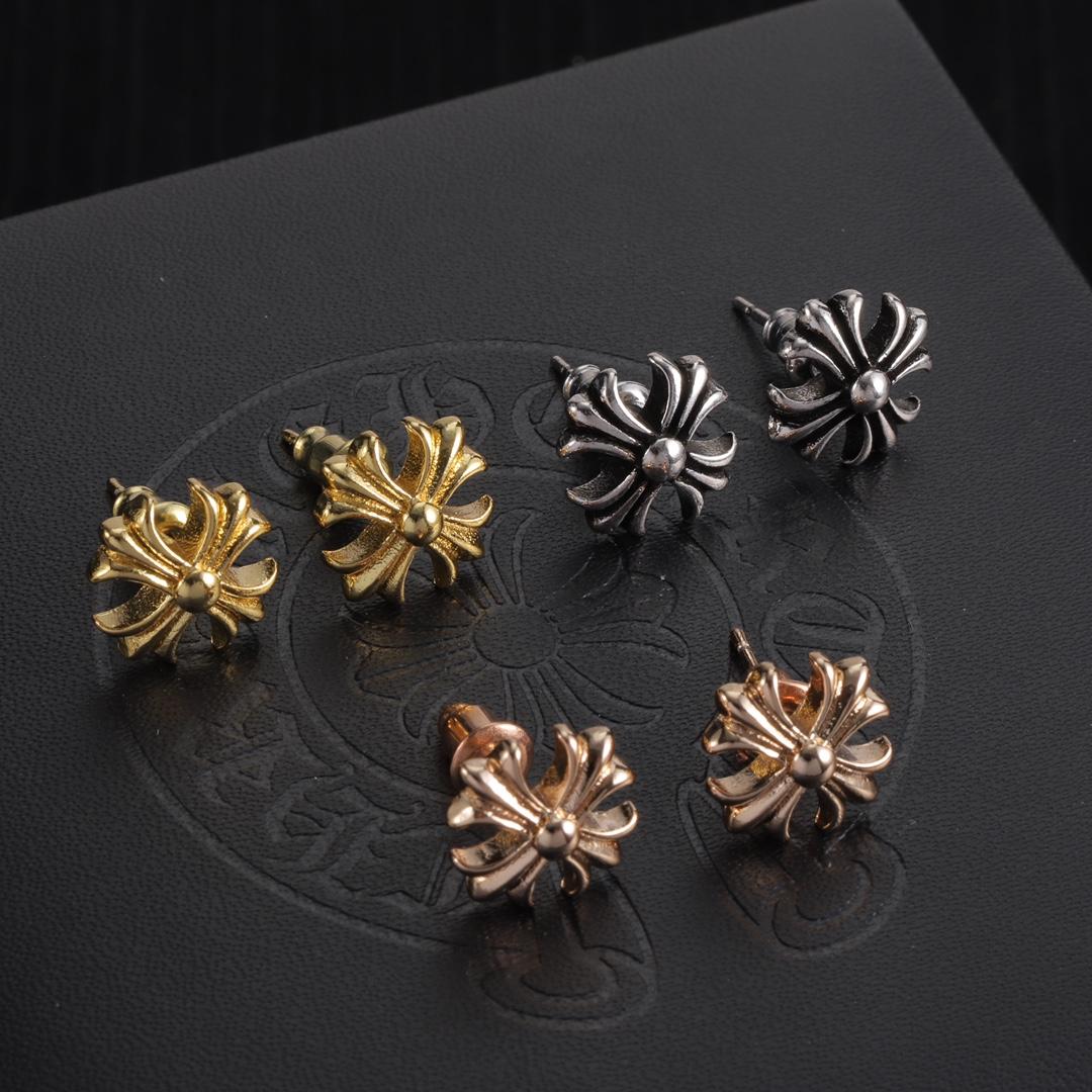 Chrome Heart Earrings - DopestKickz