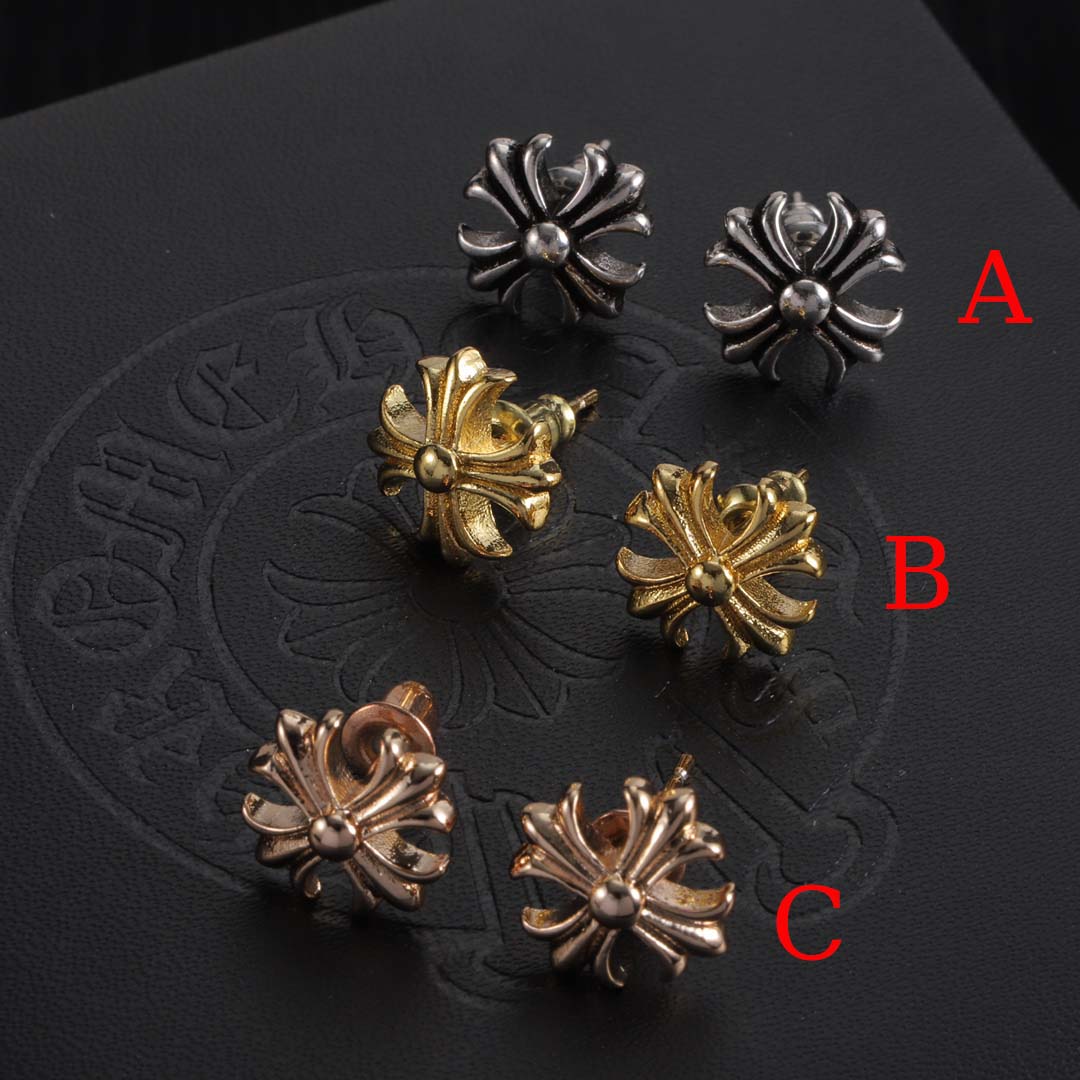 Chrome Heart Earrings - DopestKickz