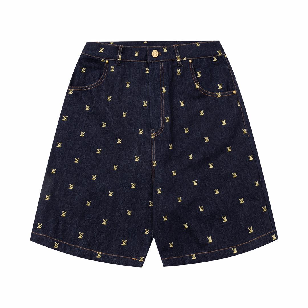 Louis Vuitton Denim Shorts  yf1211(50% Off Sale) - DopestKickz