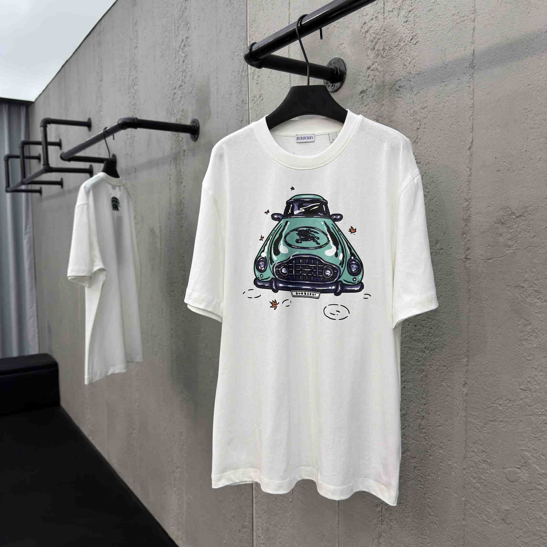 Burberry Car Cotton T-shirt - DopestKickz