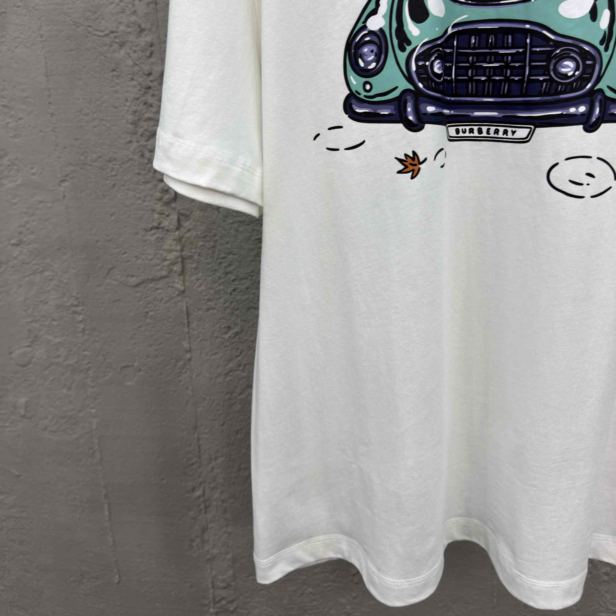 Burberry Car Cotton T-shirt - DopestKickz