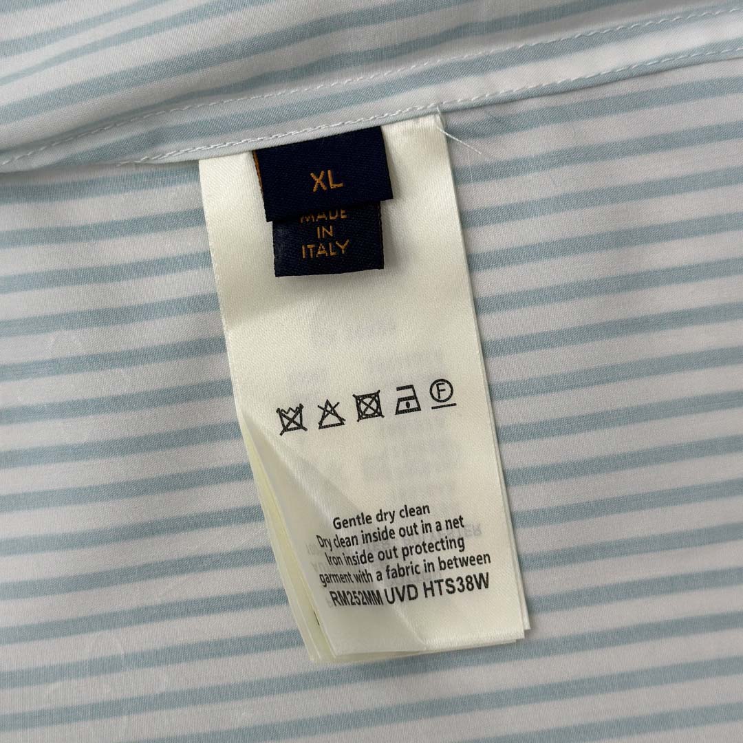Louis Vuitton Monogram Striped Shirt   1AHVXI - DopestKickz