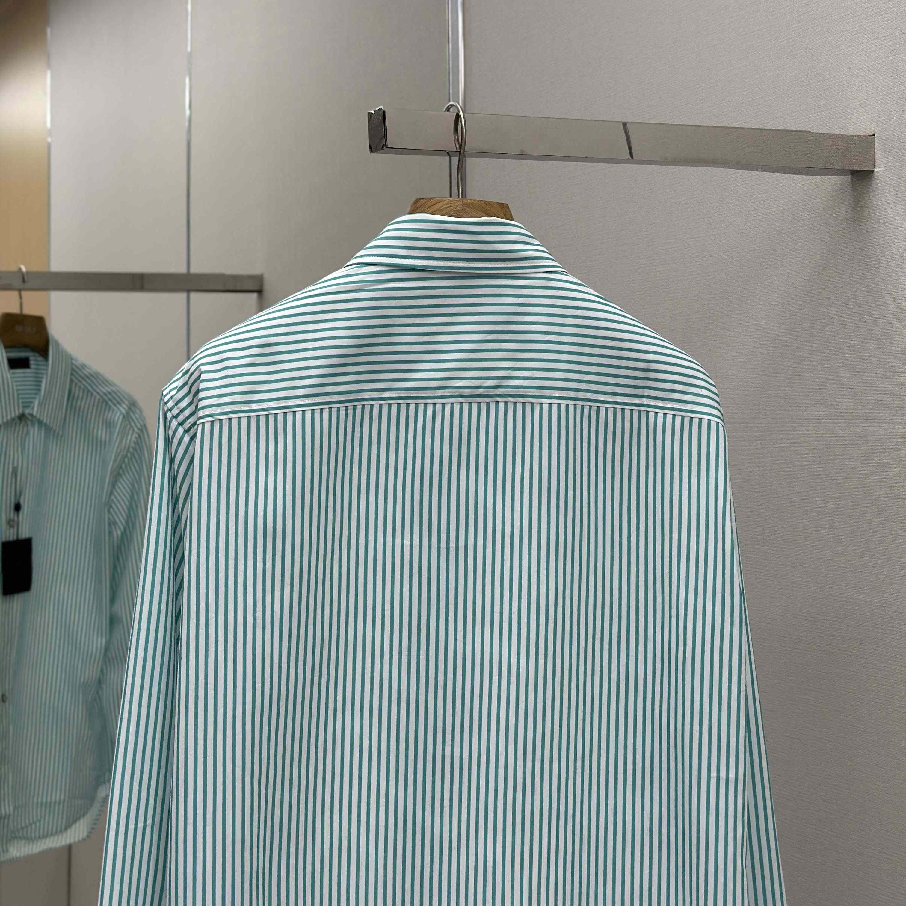 Louis Vuitton Monogram Striped Shirt   1AHVXI - DopestKickz