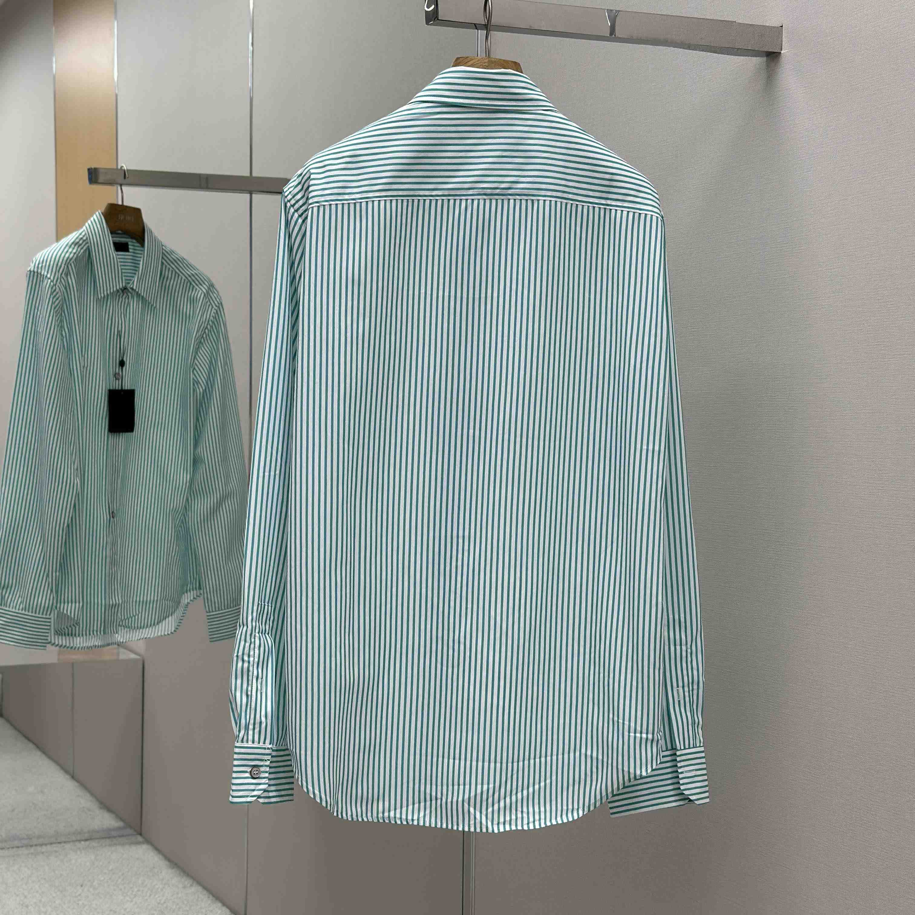 Louis Vuitton Monogram Striped Shirt   1AHVXI - DopestKickz