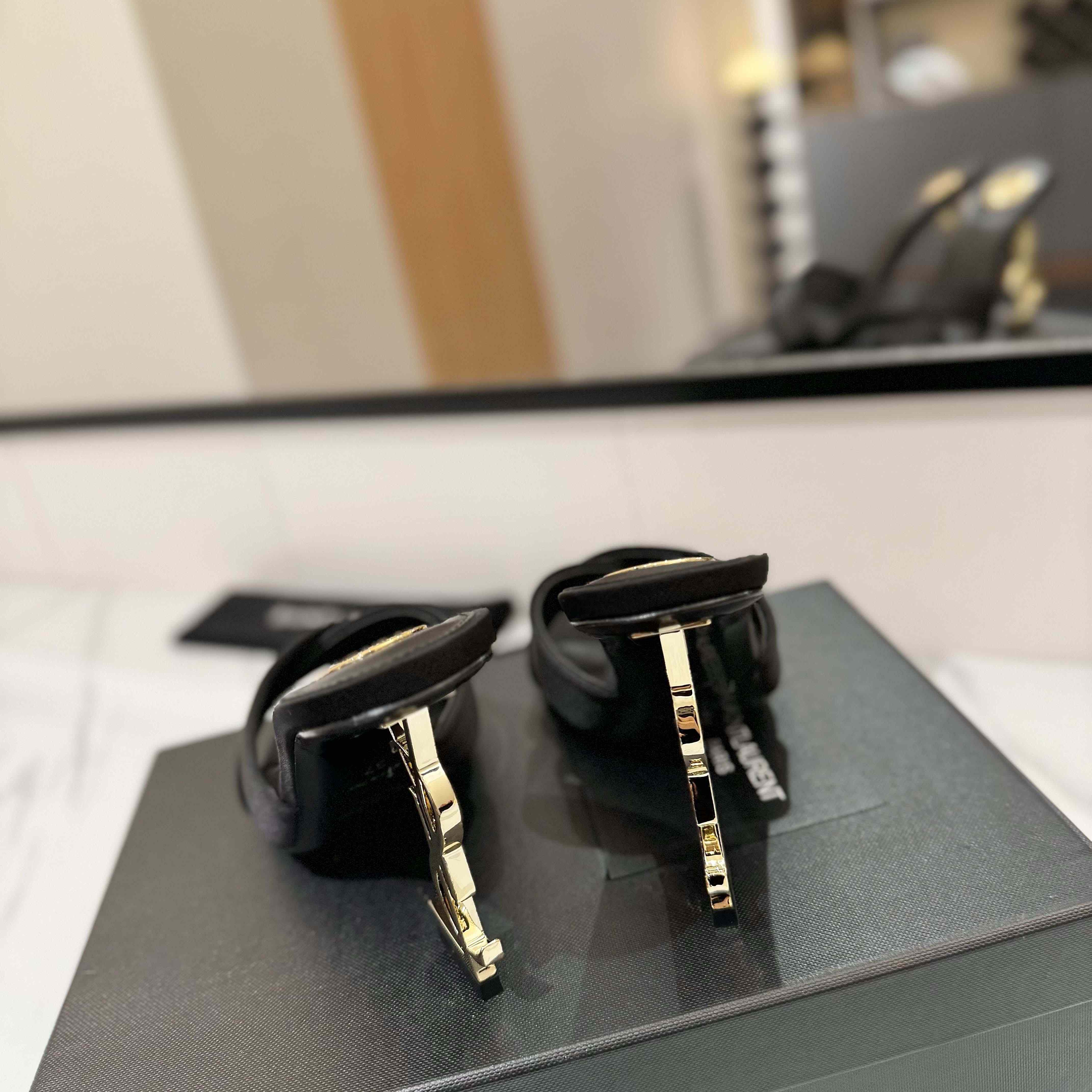 Saint Laurent 105mm Sandals - DopestKickz