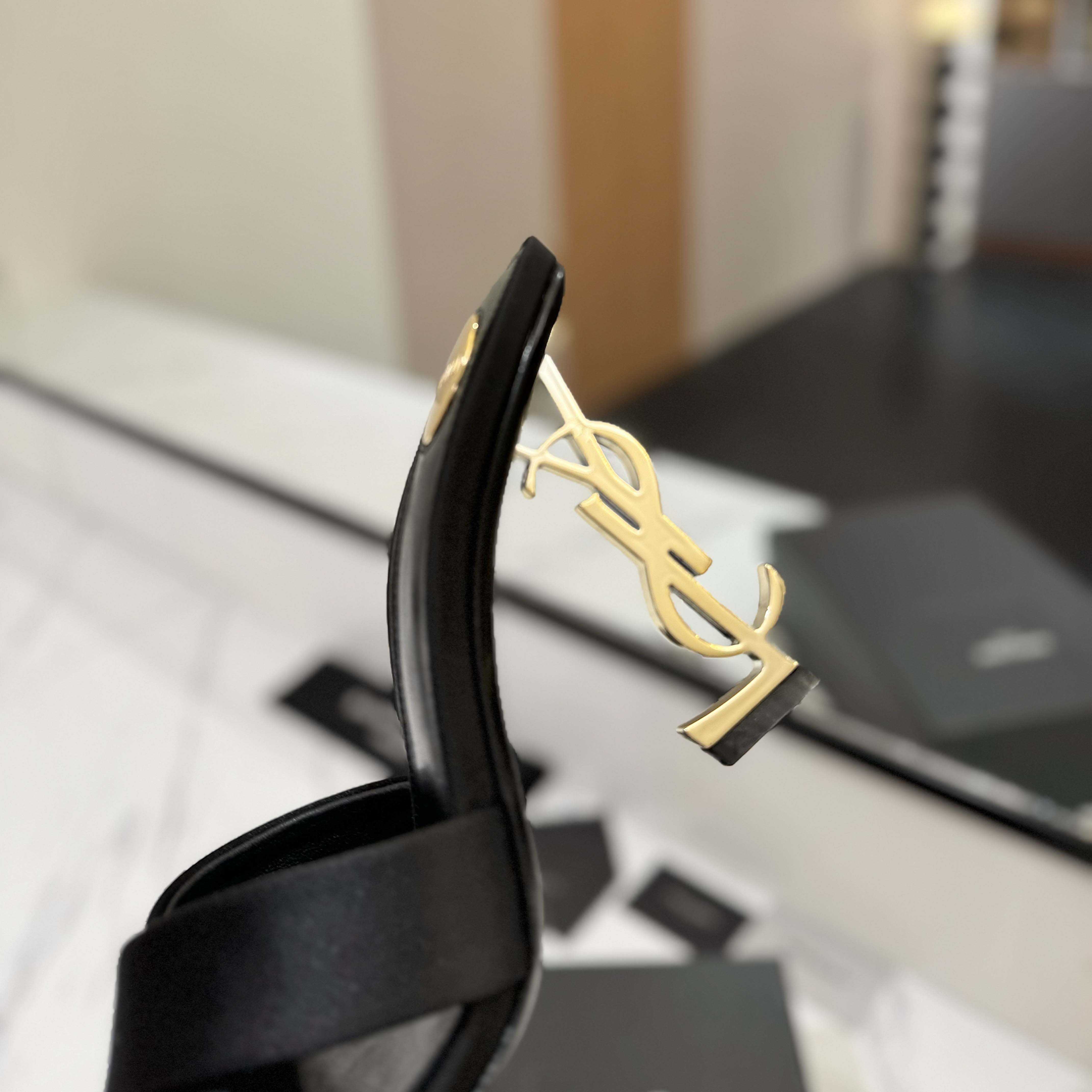 Saint Laurent 105mm Sandals - DopestKickz