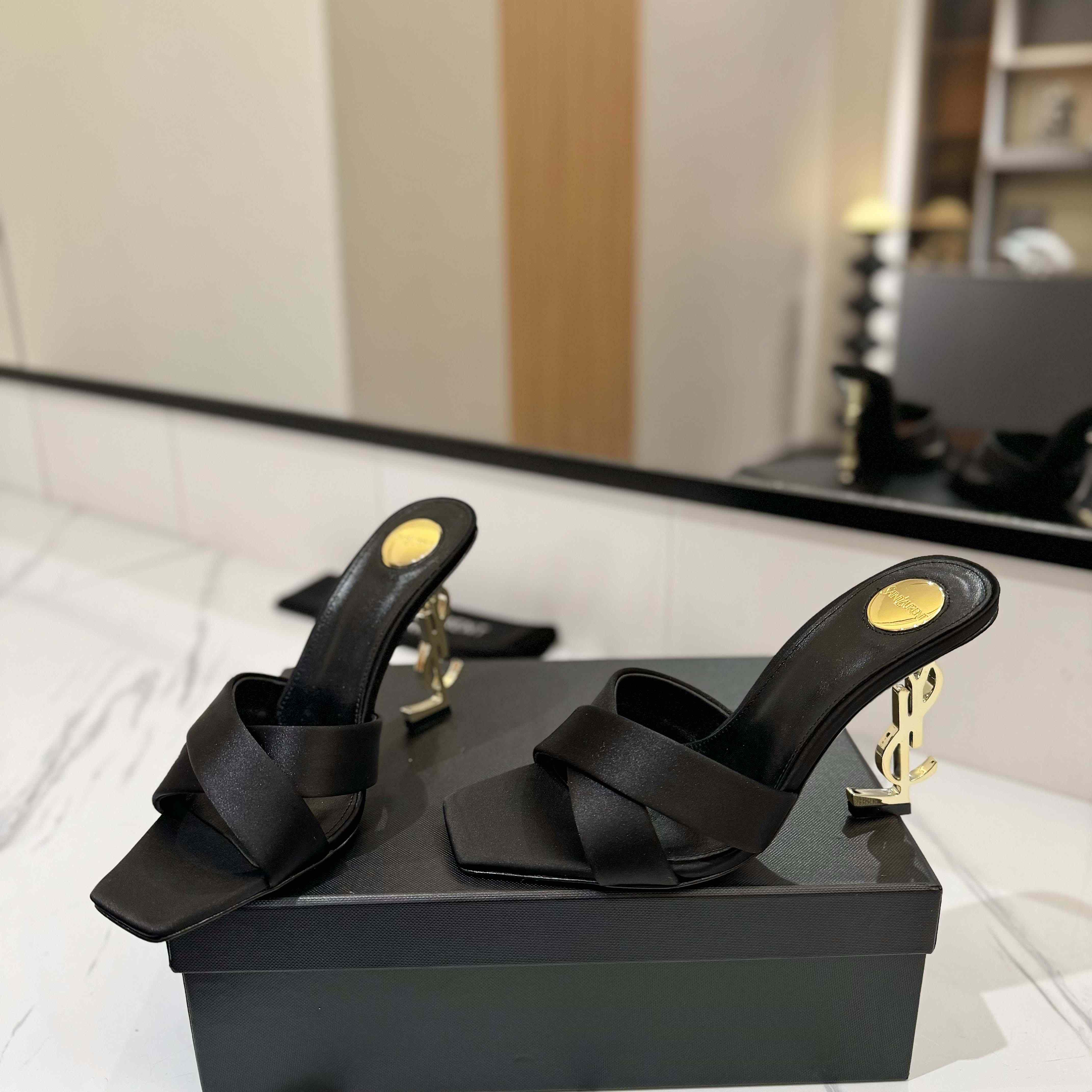 Saint Laurent 105mm Sandals - DopestKickz