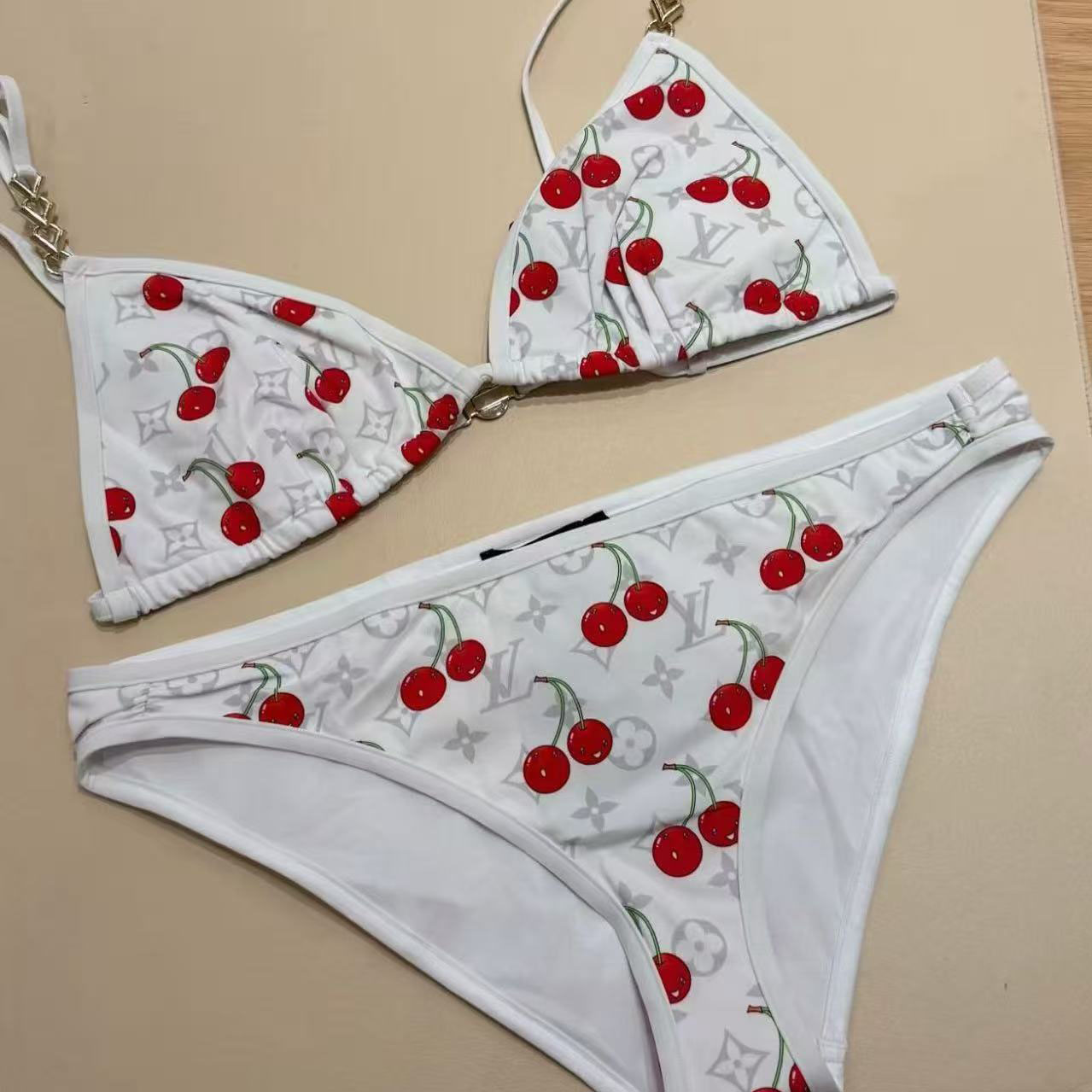 Louis Vuitton LV x TM Cherry Bikini Top    1AHIAY - DopestKickz