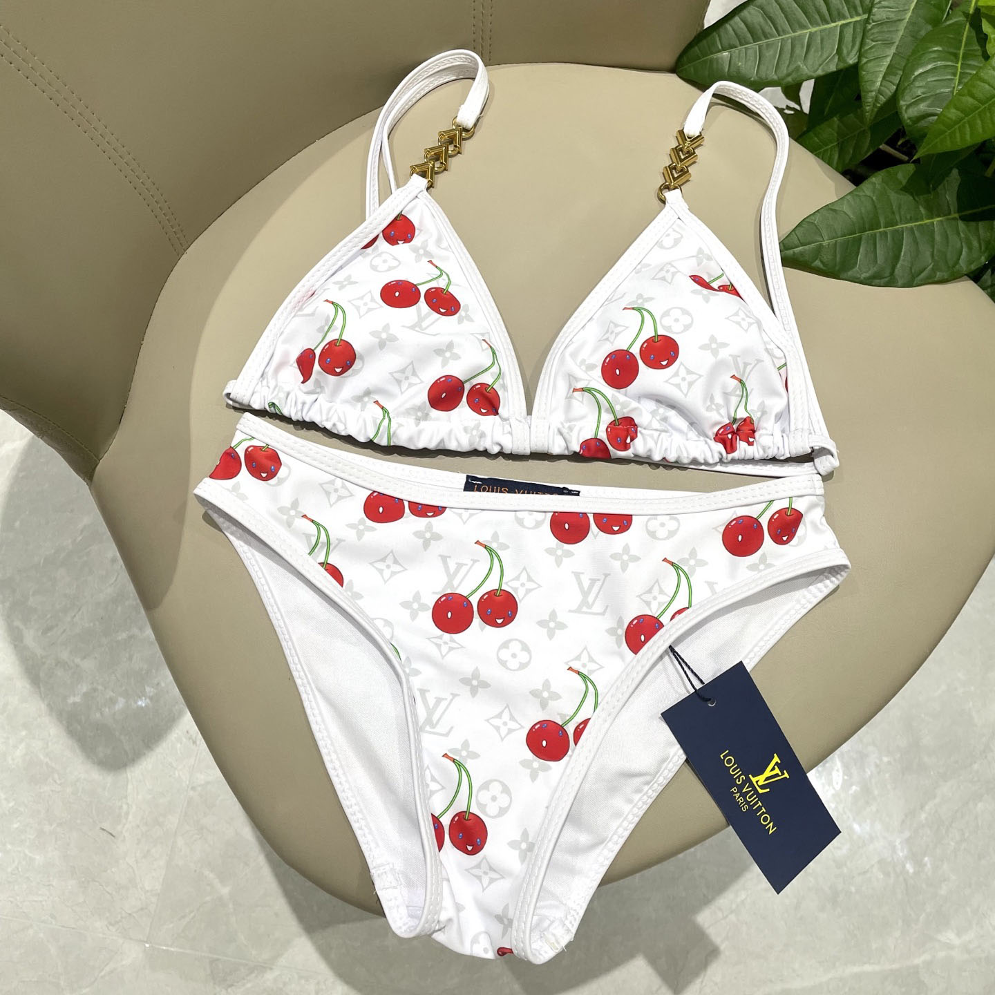 Louis Vuitton LV x TM Cherry Bikini Top    1AHIAY - DopestKickz